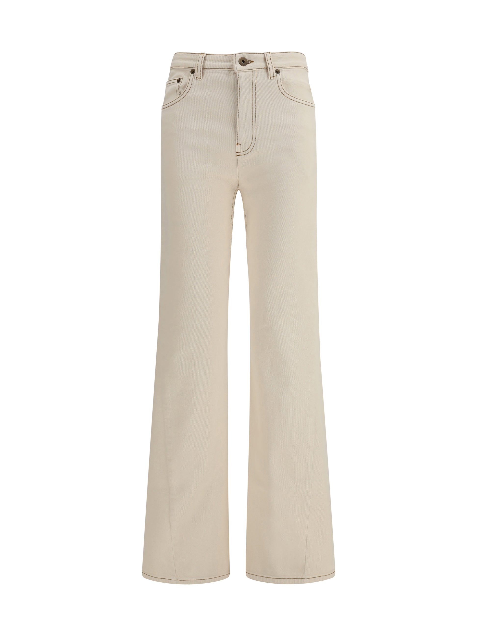 Burberry Women High-Waisted Bootcut Jeans BURBERRY