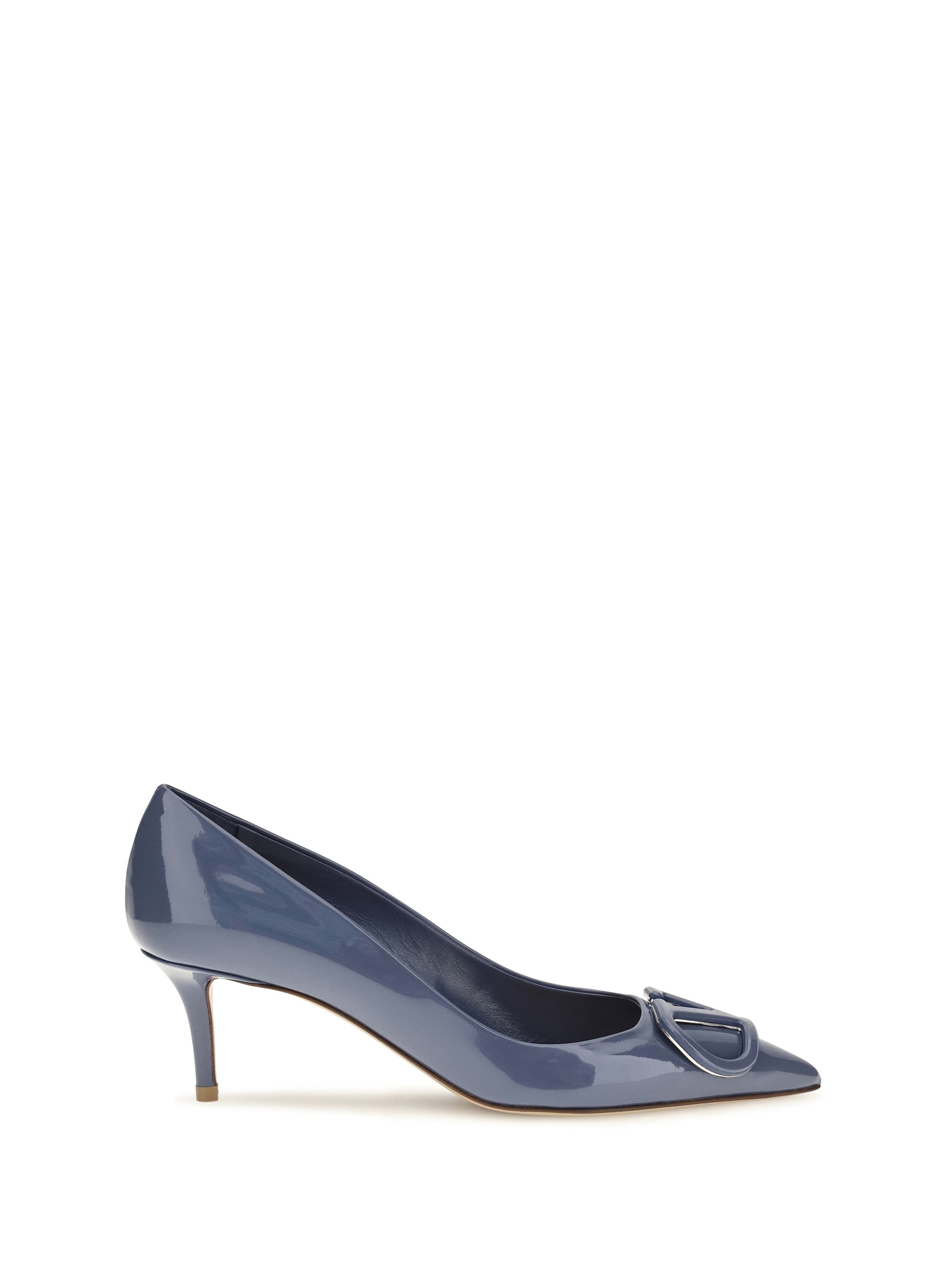 Valentino Garavani Women Vlogo Signature Patent Leather Pumps VALENTINO GARAVANI