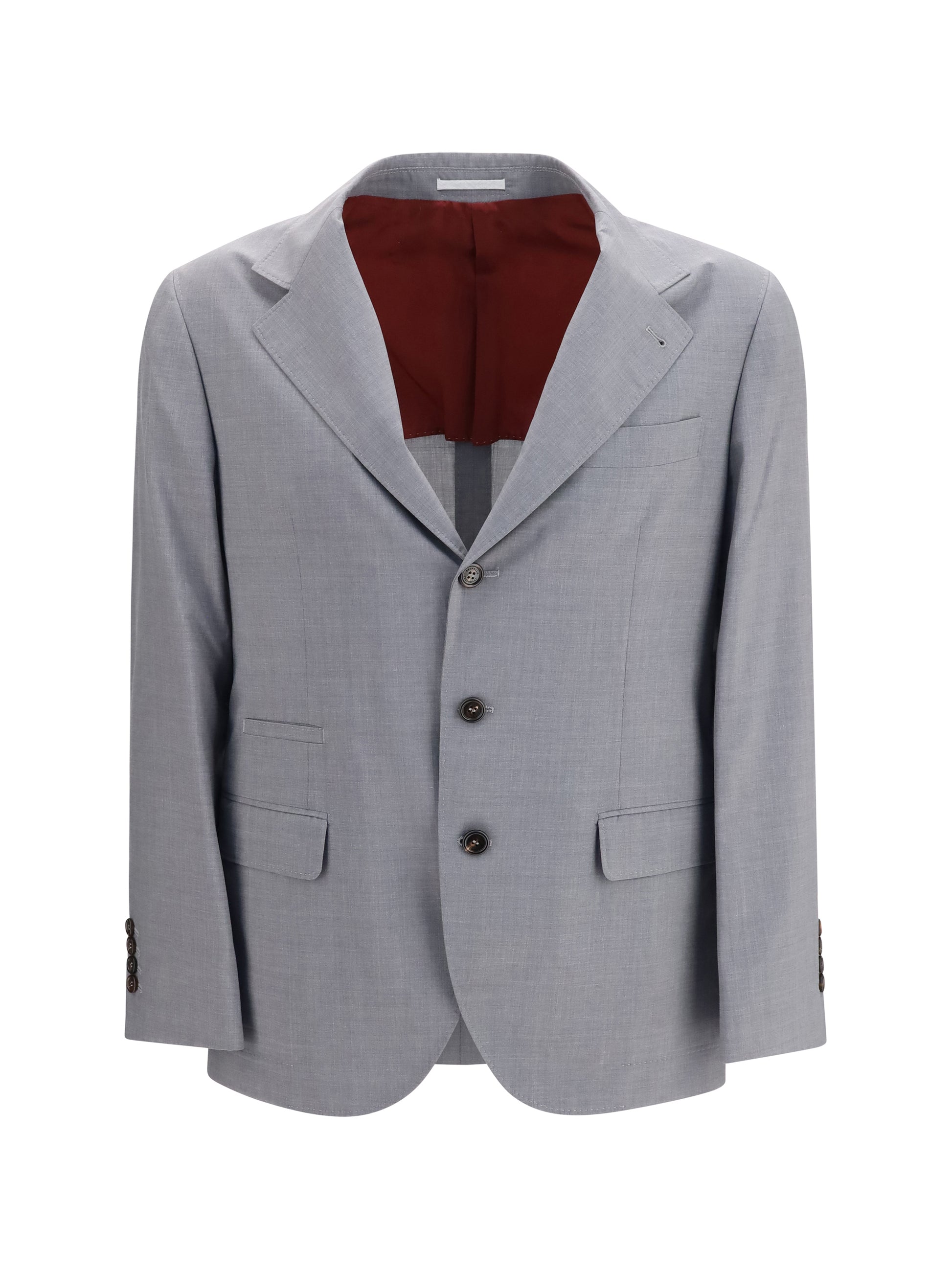Brunello Cucinelli Men Three-Button Blazer BRUNELLO CUCINELLI