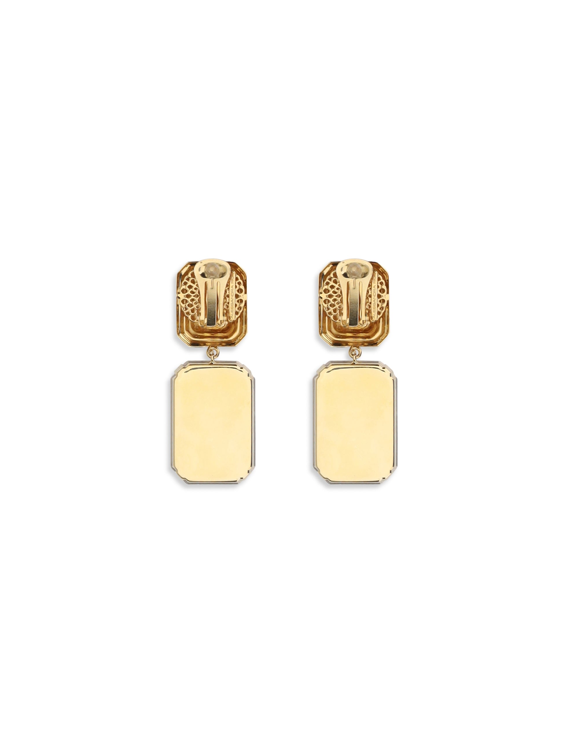 Alessandra Rich Women Clip-On Earrings With Crystal Drop ALESSANDRA RICH