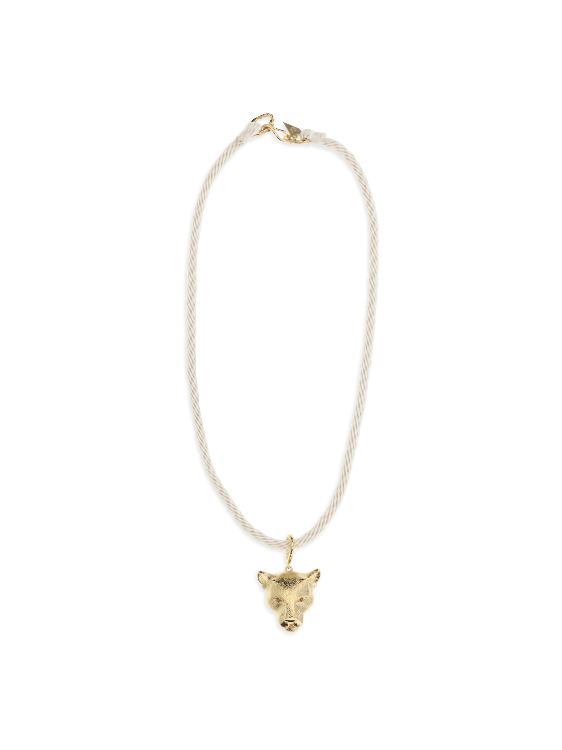 Forte_Forte Women Sculpture Necklace With Puma Pendant FORTE FORTE