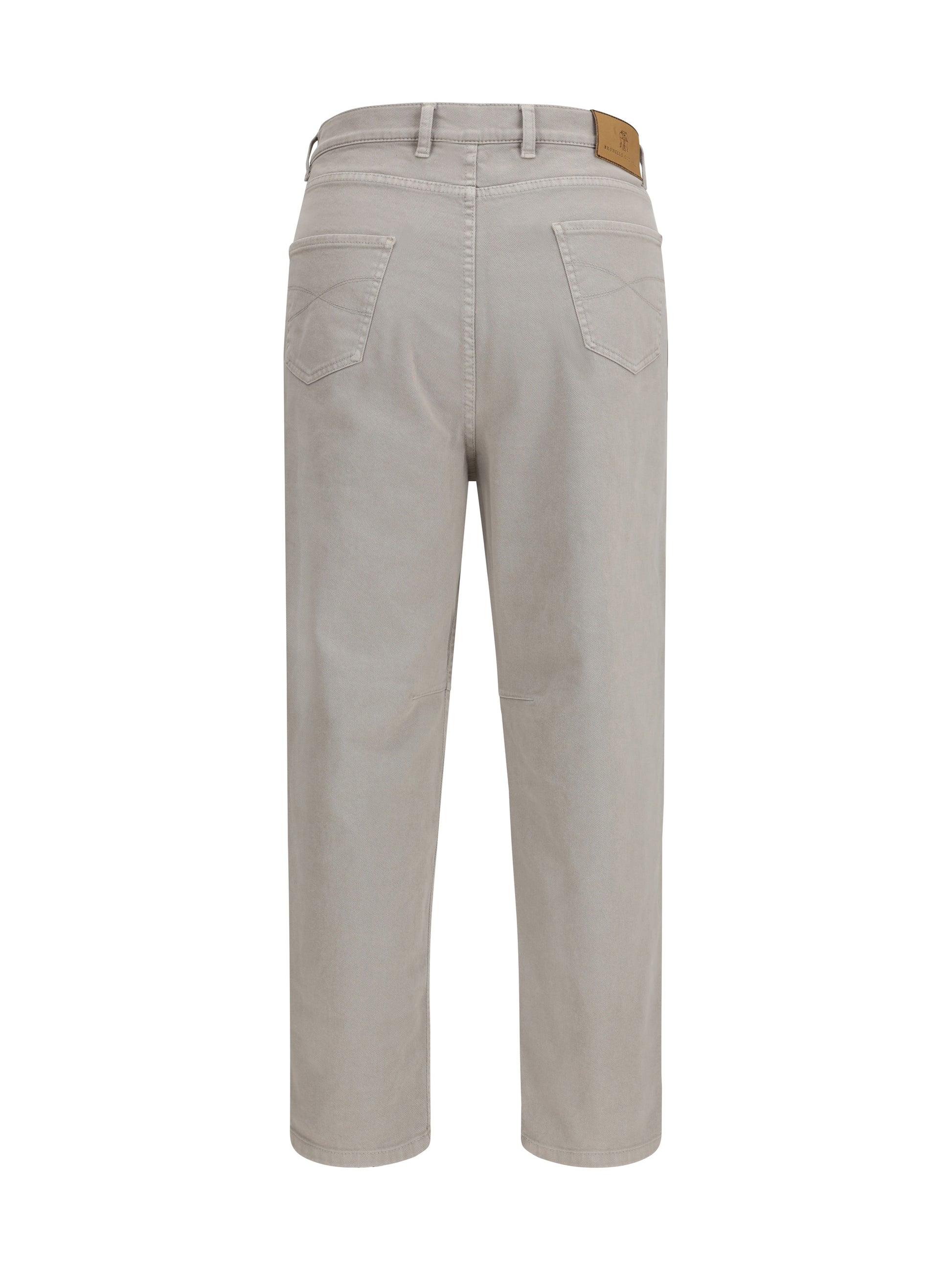 Brunello Cucinelli Men Stretch Canvas Pants BRUNELLO CUCINELLI