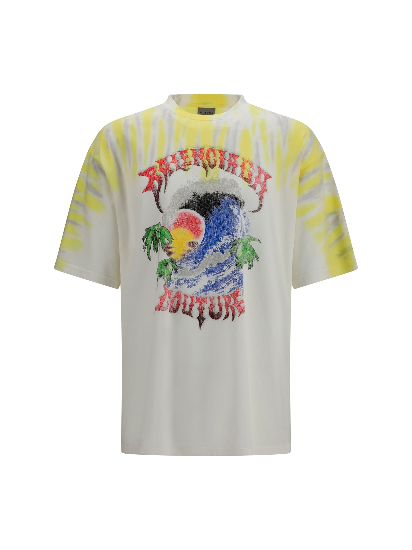 Balenciaga Men Extreme Tie Dye T-Shirt BALENCIAGA