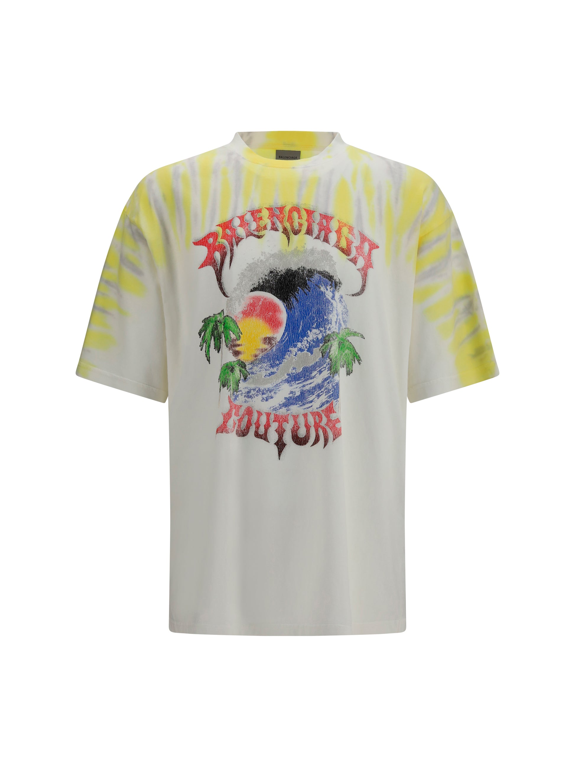 Balenciaga Men Extreme Tie Dye T-Shirt BALENCIAGA