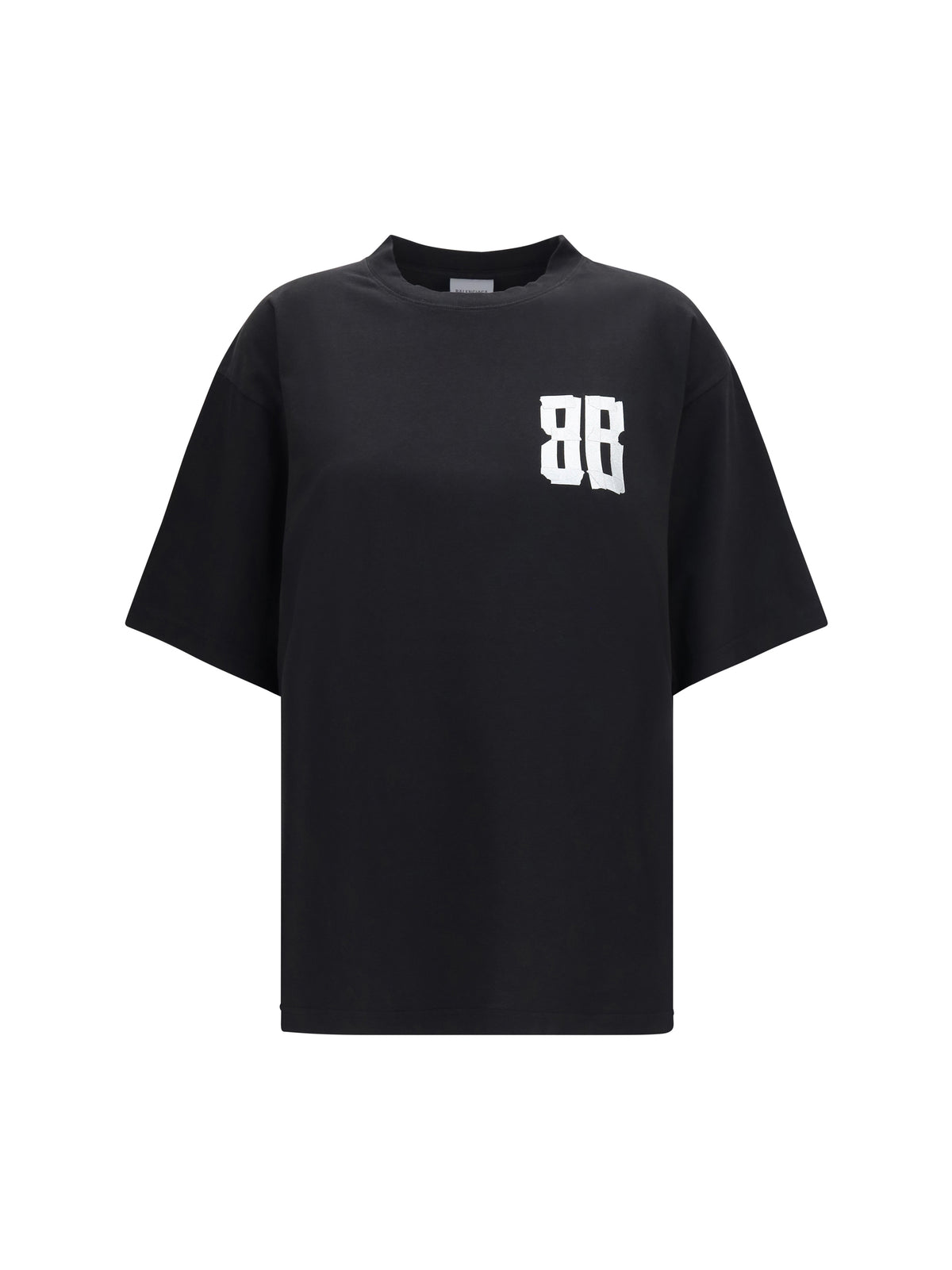 Balenciaga Women Glitter Logo T-Shirt BALENCIAGA