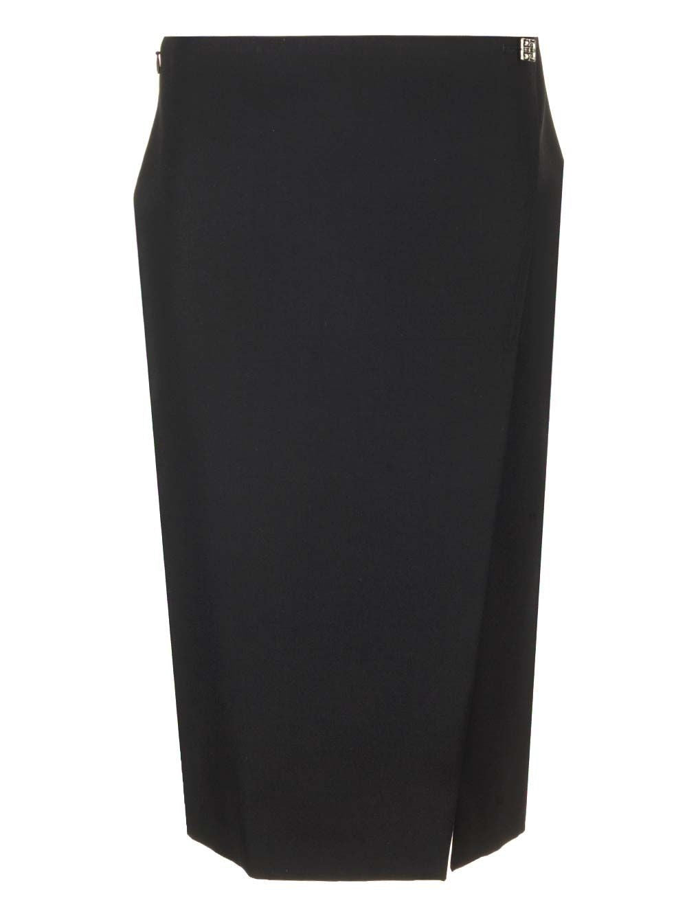 Givenchy Women Wool Midi Skirt GIVENCHY