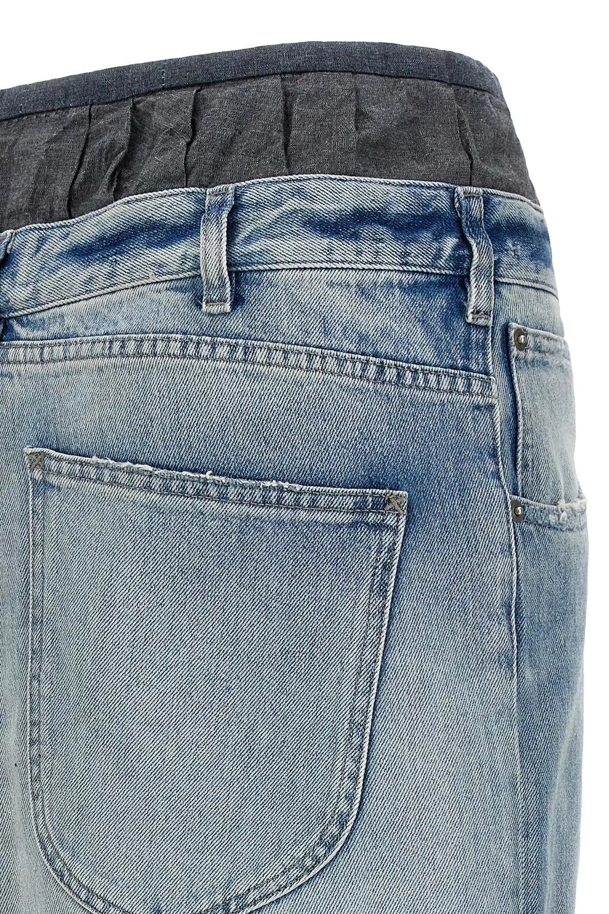 Maison Margiela Women Slits Denim Skirt MAISON MARGIELA