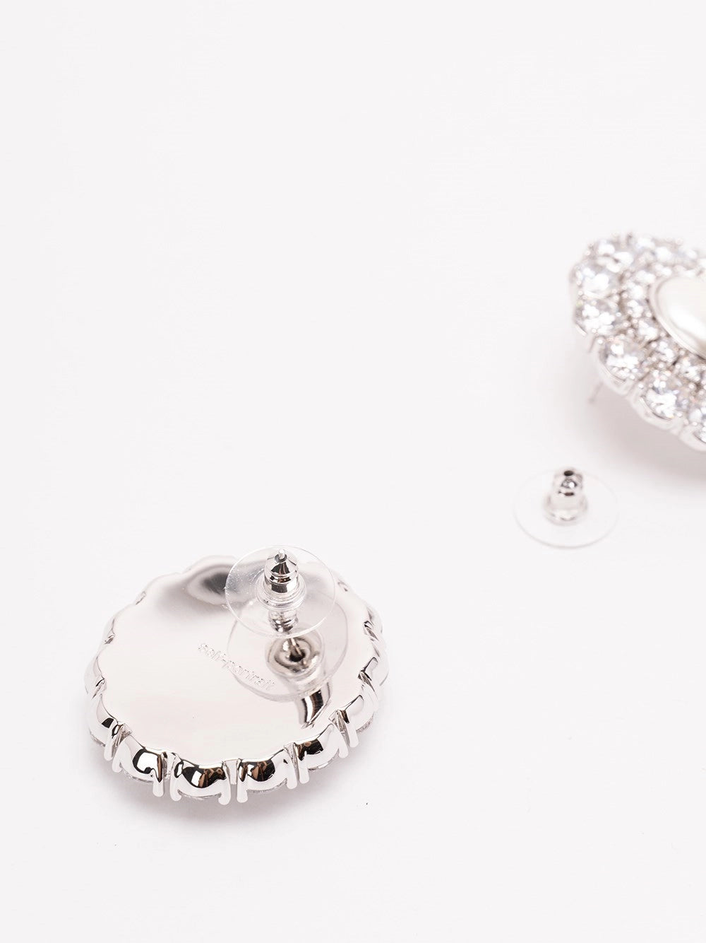 Self-Portrait Women Oval Crystal Earrings SELF-PORTRAIT