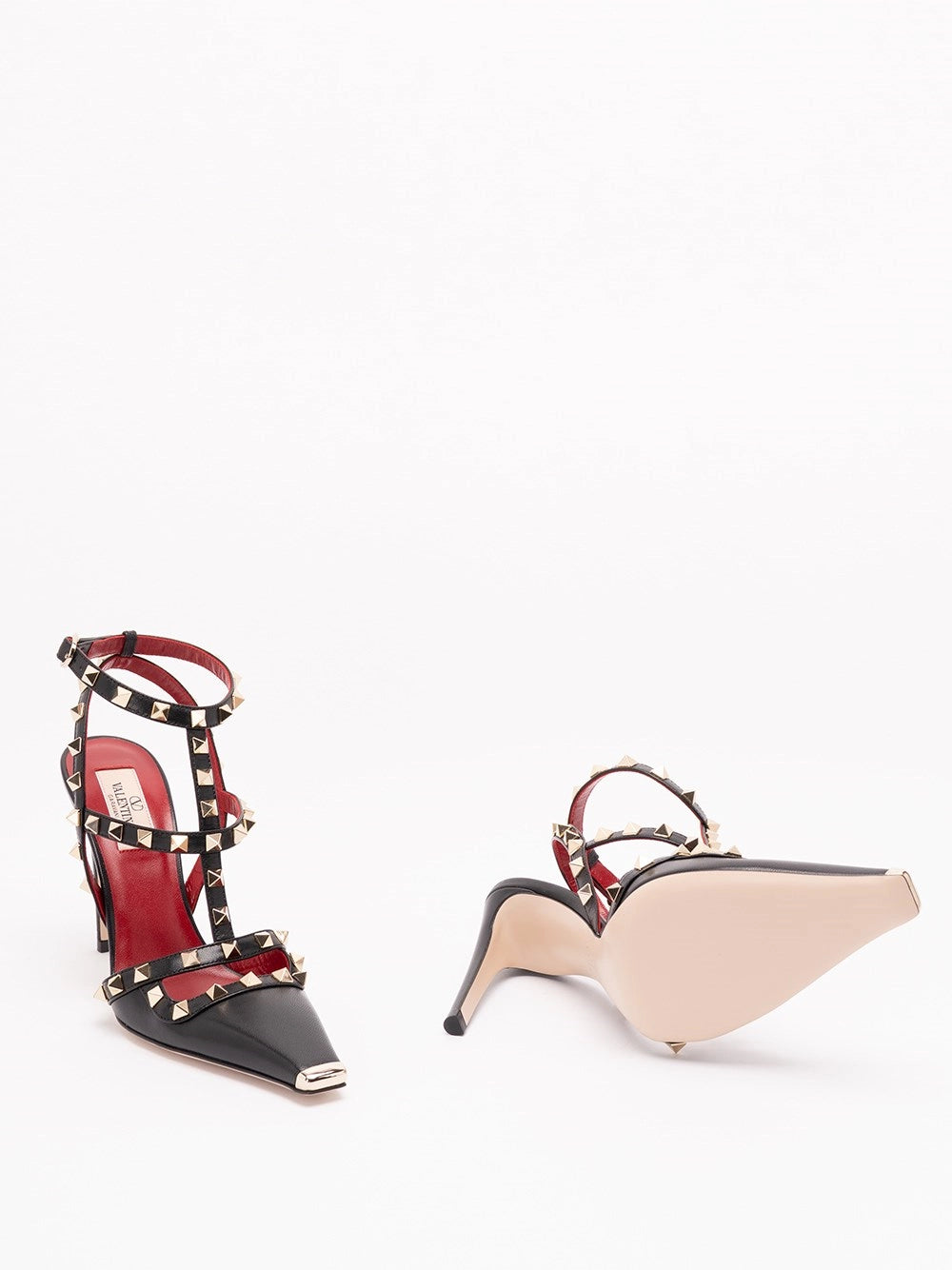 Valentino Garavani Women Rockstud Kidskin Pumps 100Mm VALENTINO GARAVANI