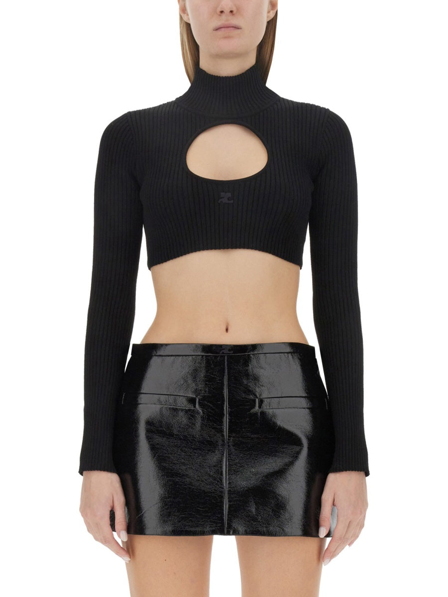 Courreges Women Cropped Shirt COURREGES