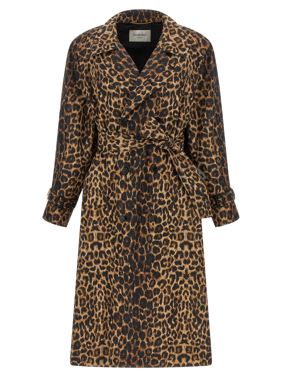 Saint Laurent Women Double-Breasted Trench Coat SAINT LAURENT