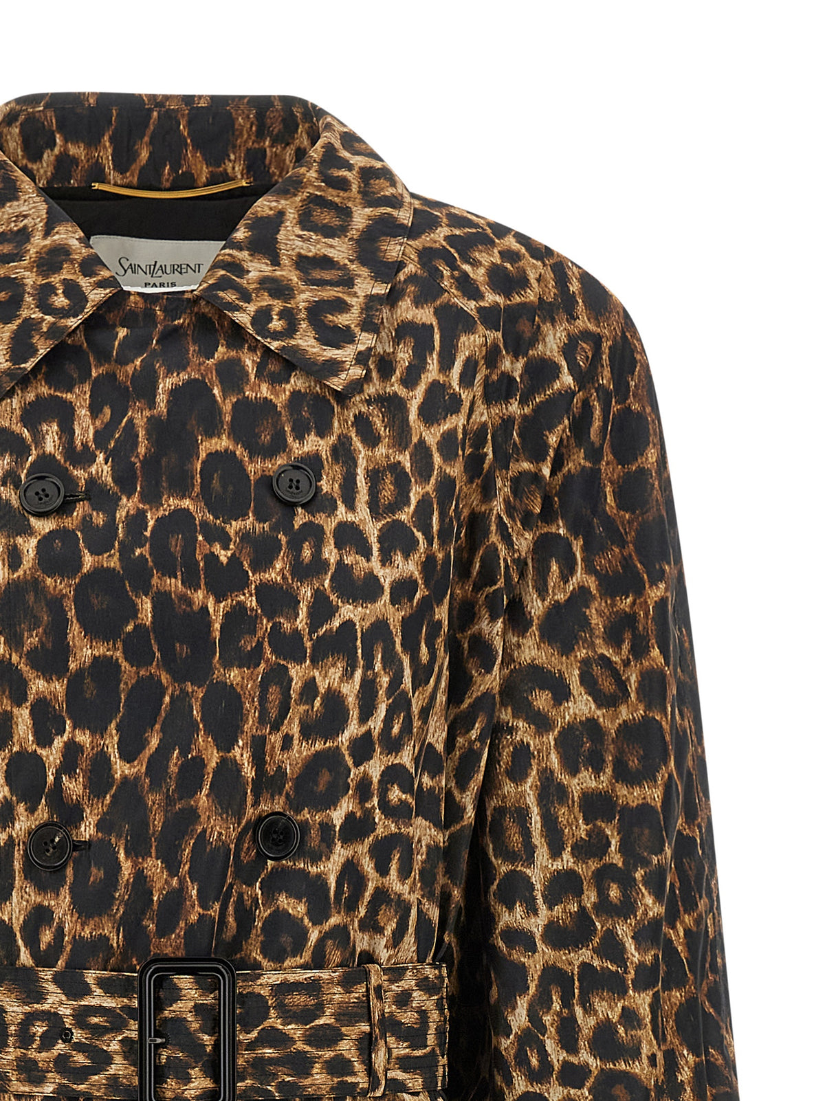 Saint Laurent Women Double-Breasted Trench Coat SAINT LAURENT