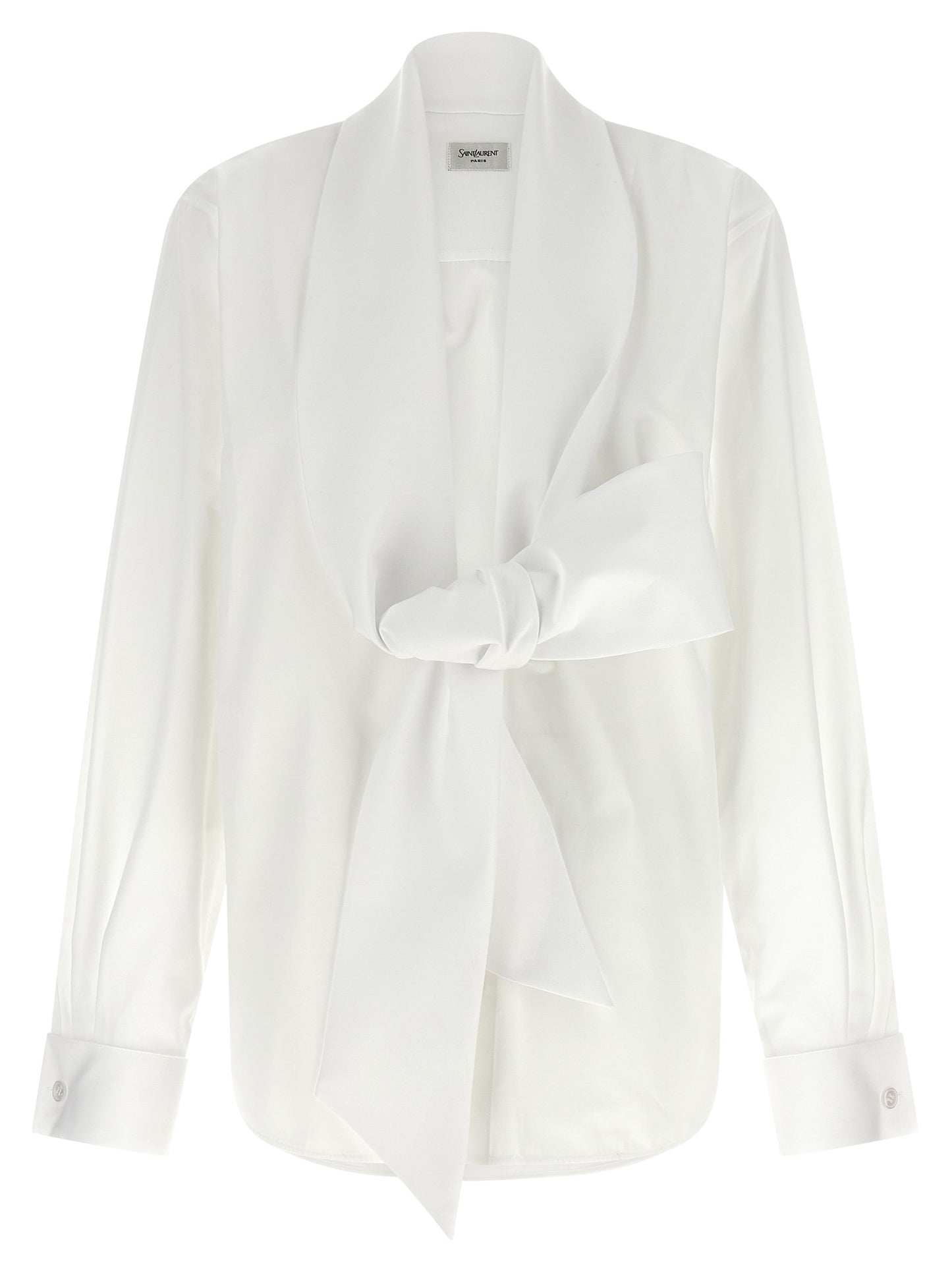 Saint Laurent Women Lavallière Collar Shirt SAINT LAURENT
