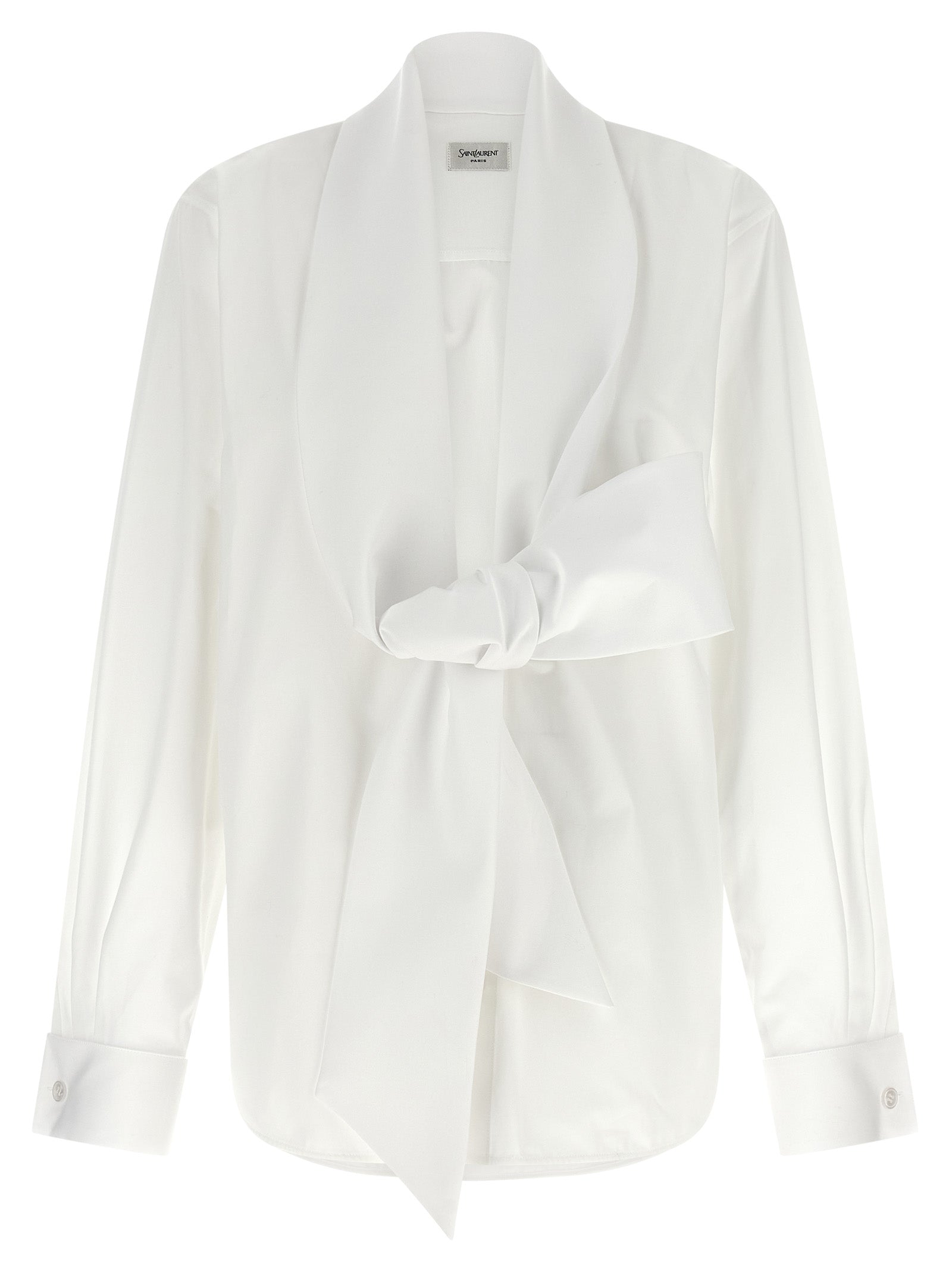 Saint Laurent Women Lavallière Collar Shirt SAINT LAURENT