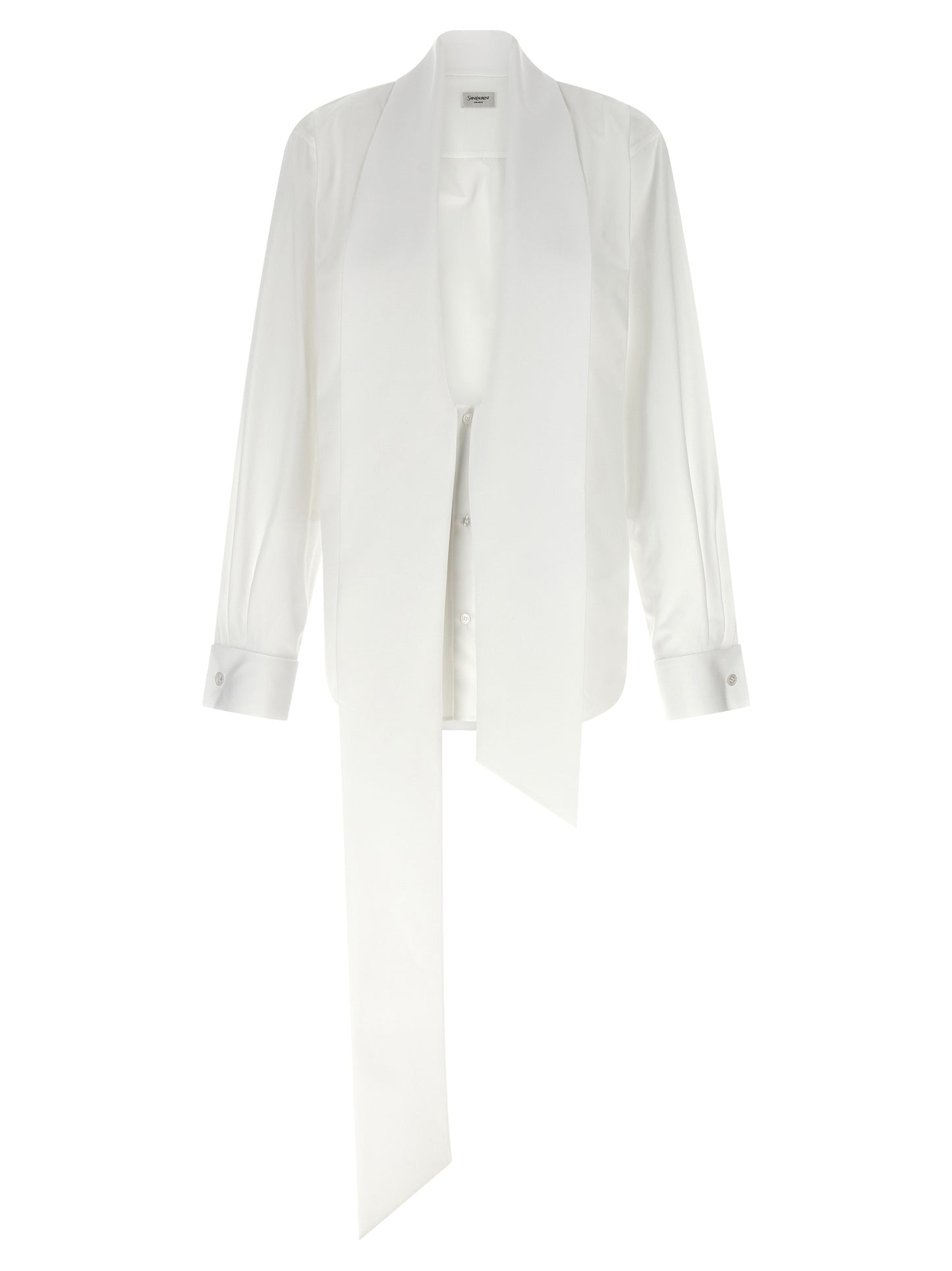 Saint Laurent Women Lavallière Collar Shirt SAINT LAURENT