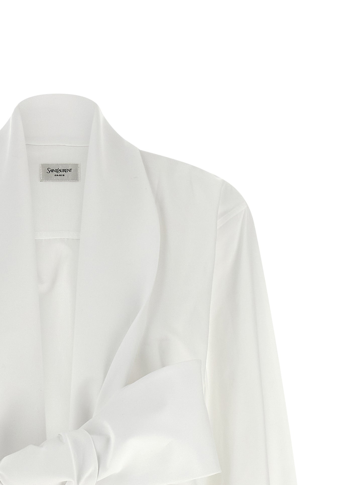 Saint Laurent Women Lavallière Collar Shirt SAINT LAURENT
