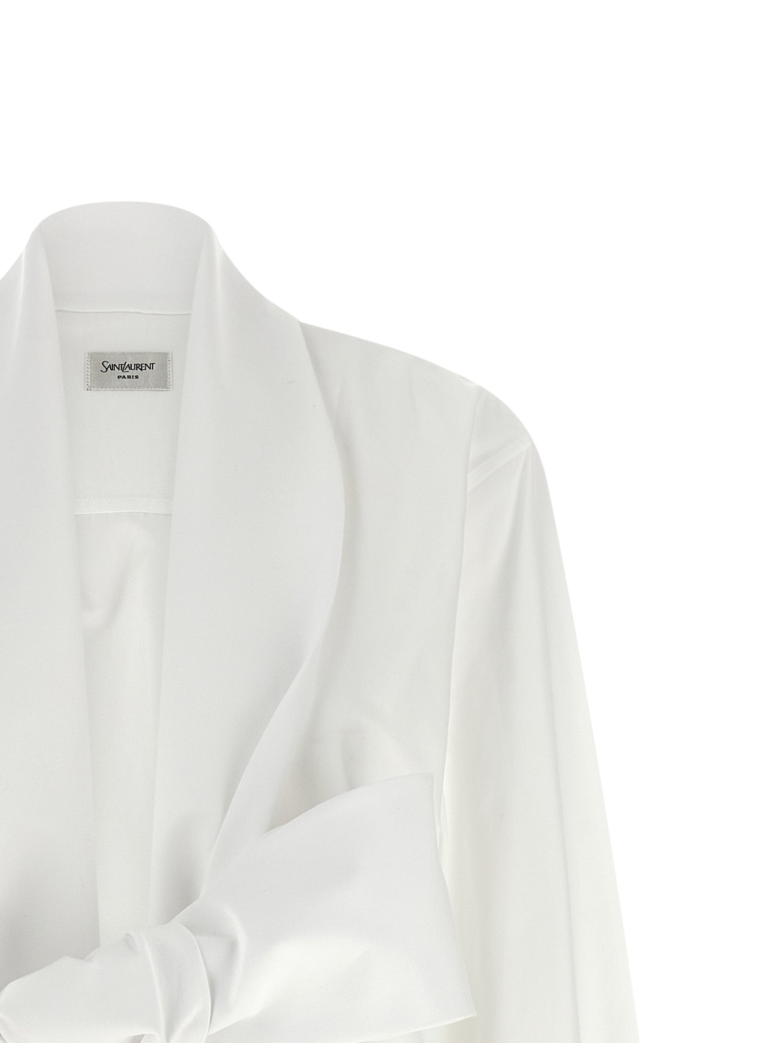 Saint Laurent Women Lavallière Collar Shirt SAINT LAURENT