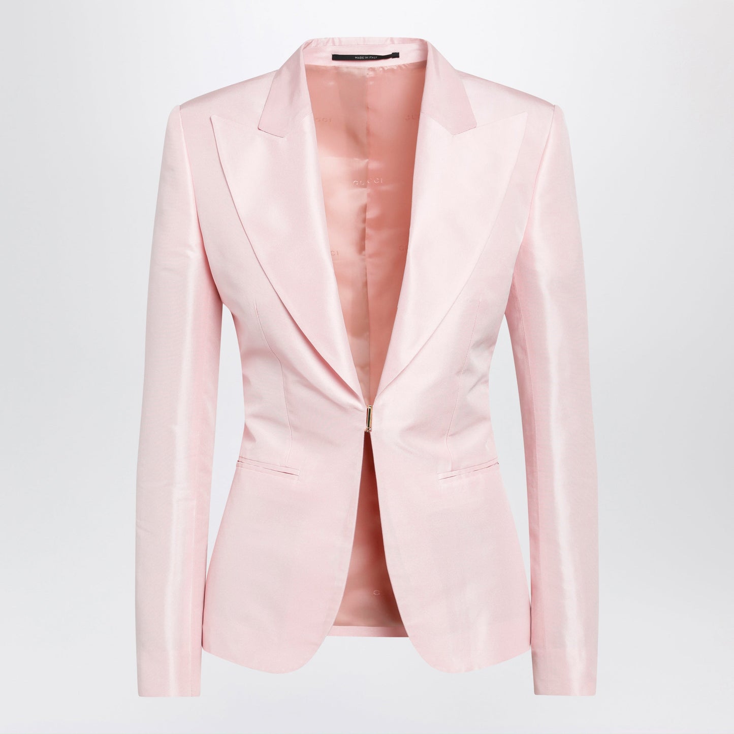 Gucci Pink Silk Faille Jacket Women GUCCI