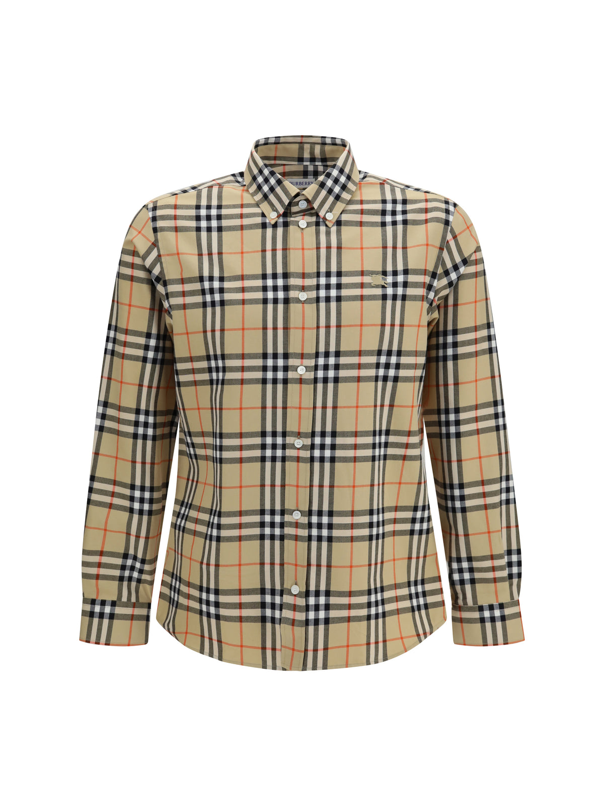 Burberry Men Check Cotton Shirt BURBERRY