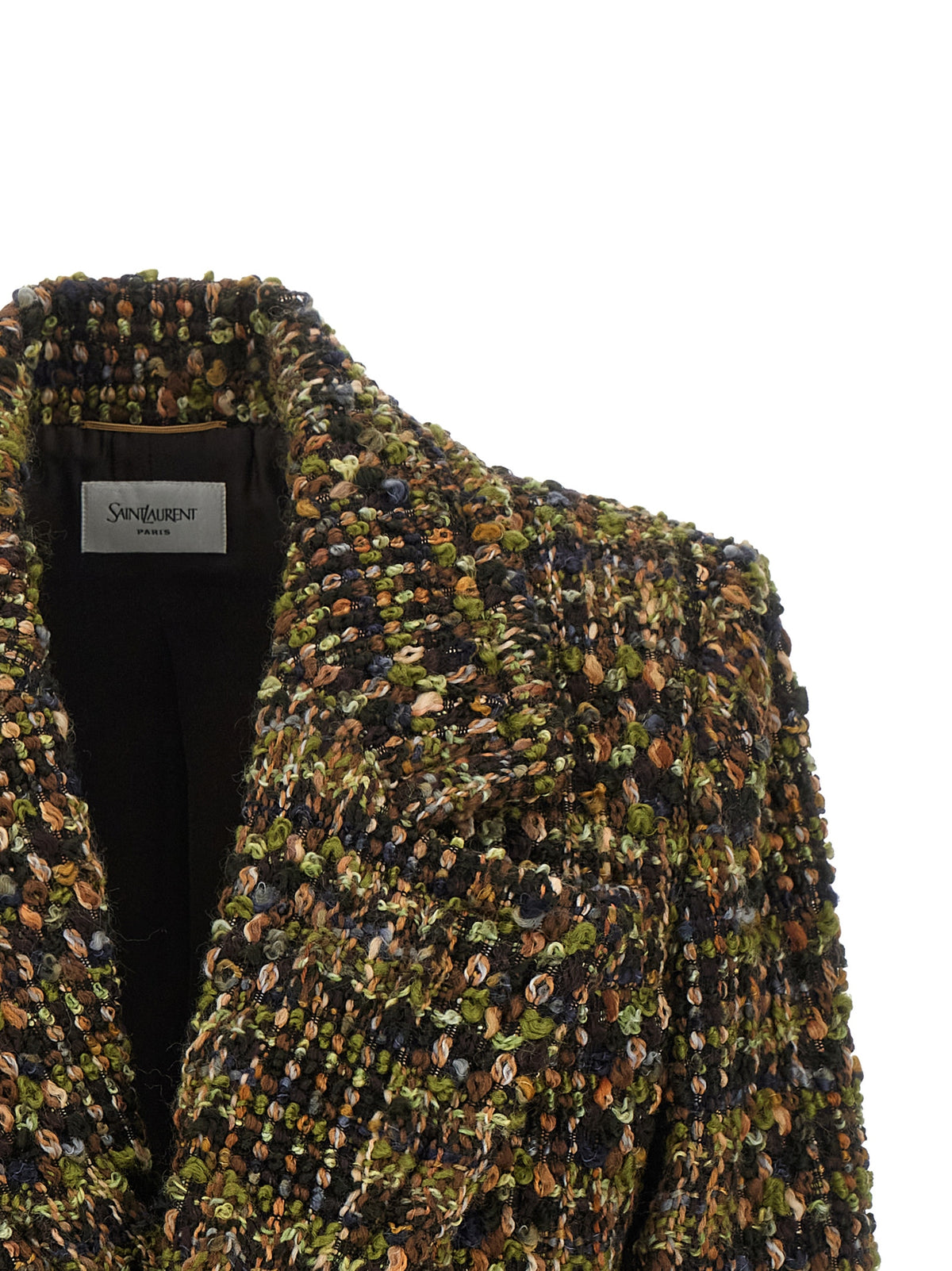 Saint Laurent Women Bouclé Tweed Blazer SAINT LAURENT