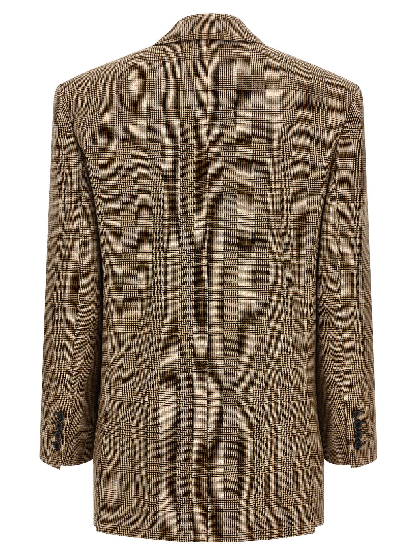 Saint Laurent Women Prince Of Wales Houndstooth Blazer SAINT LAURENT