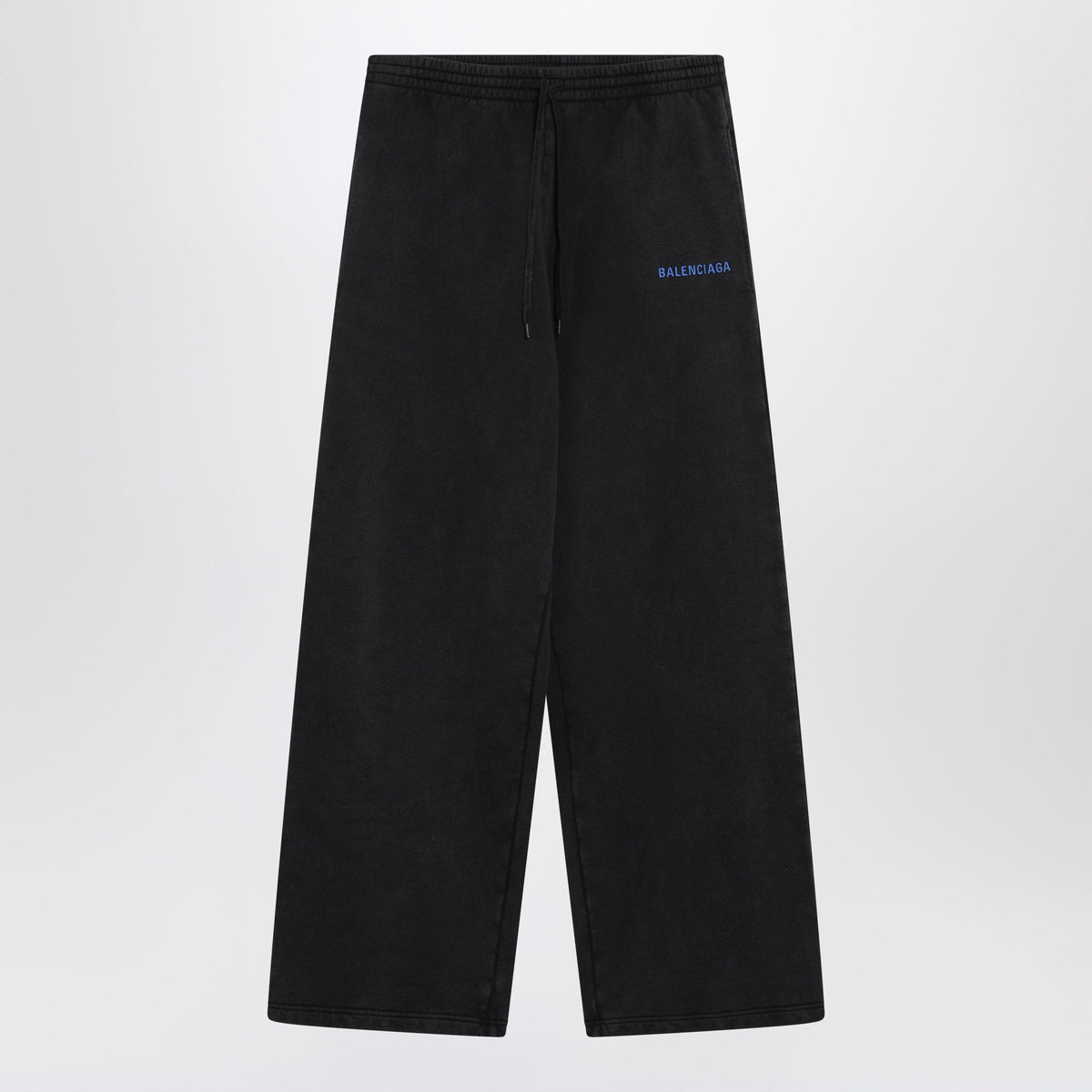 Balenciaga Black Faded-Effect Oversized Jogging Trousers Men BALENCIAGA