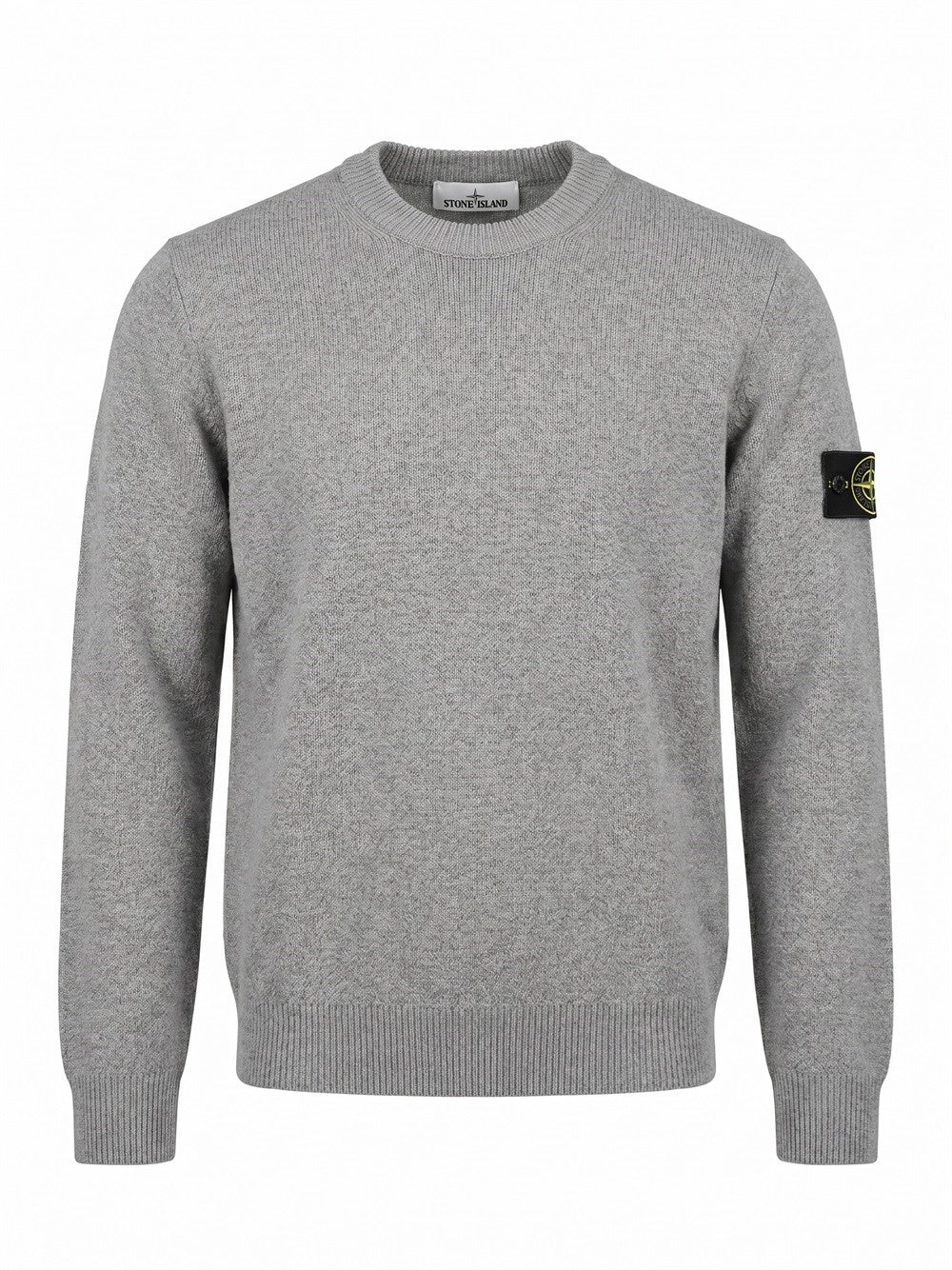Stone Island Men Textured Stitch Crew Neck STONE ISLAND