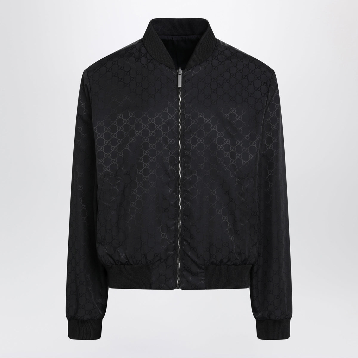 Gucci Reversible Zip-Up Jacket In Lightweight Silk Faille Men GUCCI