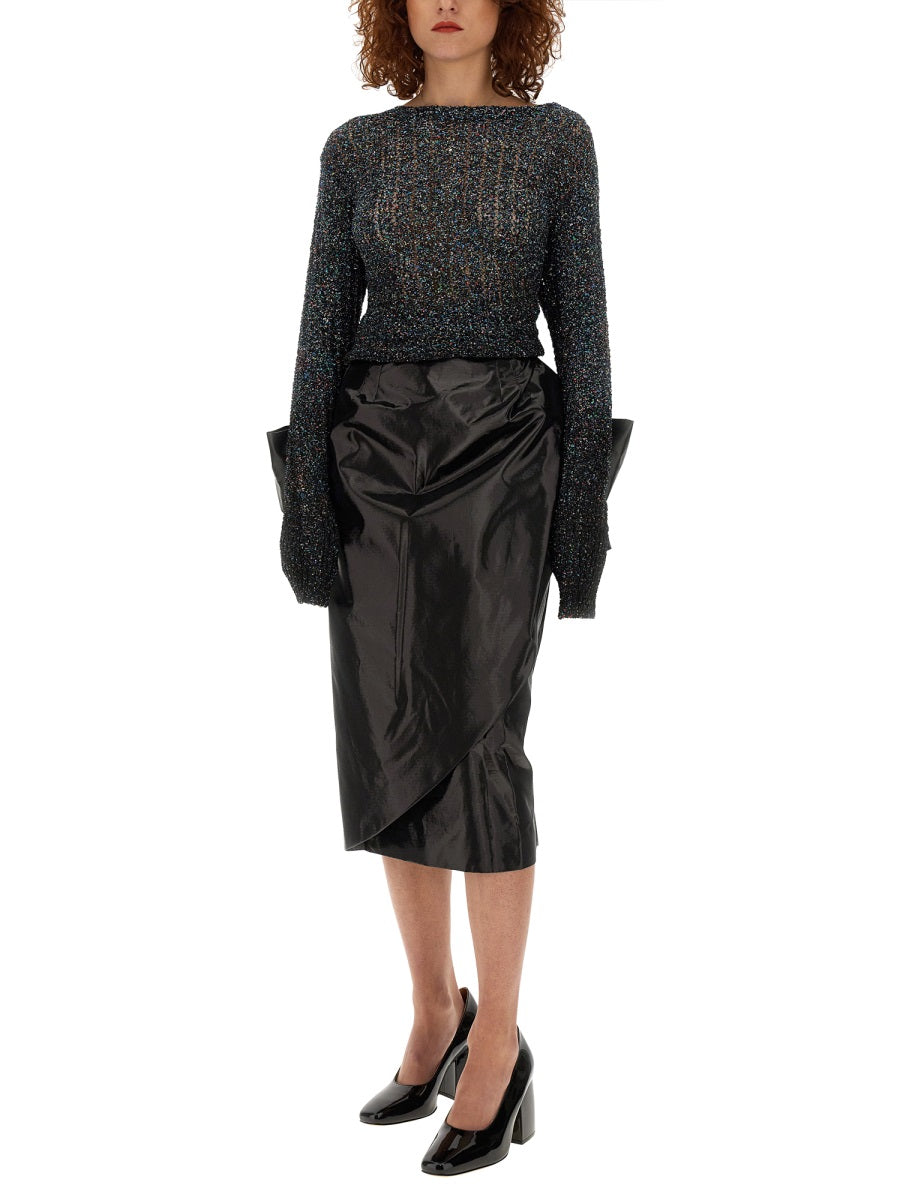 Maison Margiela Women Skirt With Bow MAISON MARGIELA