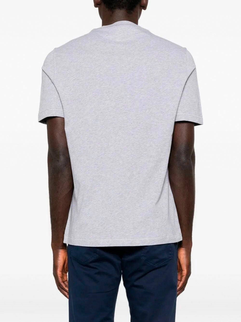 Brunello Cucinelli Men Crew-Neck T-Shirt With Logo BRUNELLO CUCINELLI