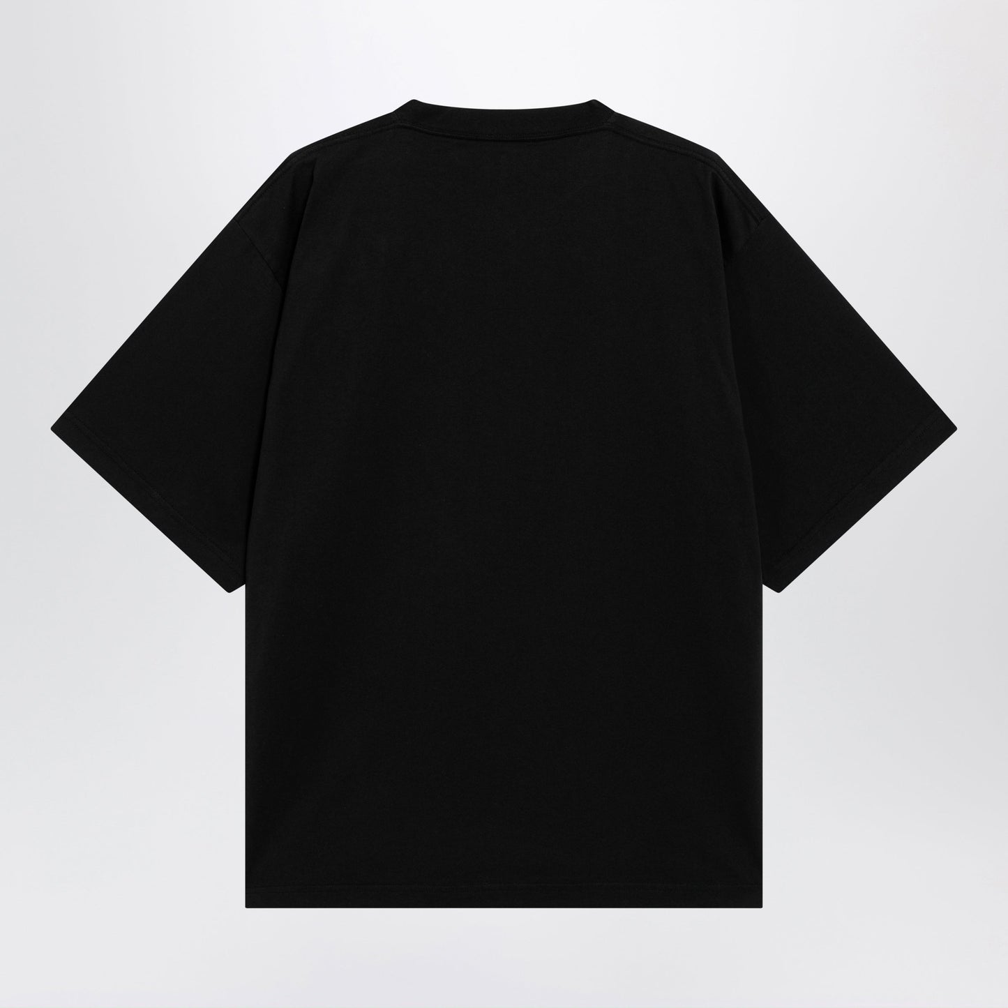 Balenciaga Women's The Door Oversize T-Shirt In Black Cotton Women BALENCIAGA
