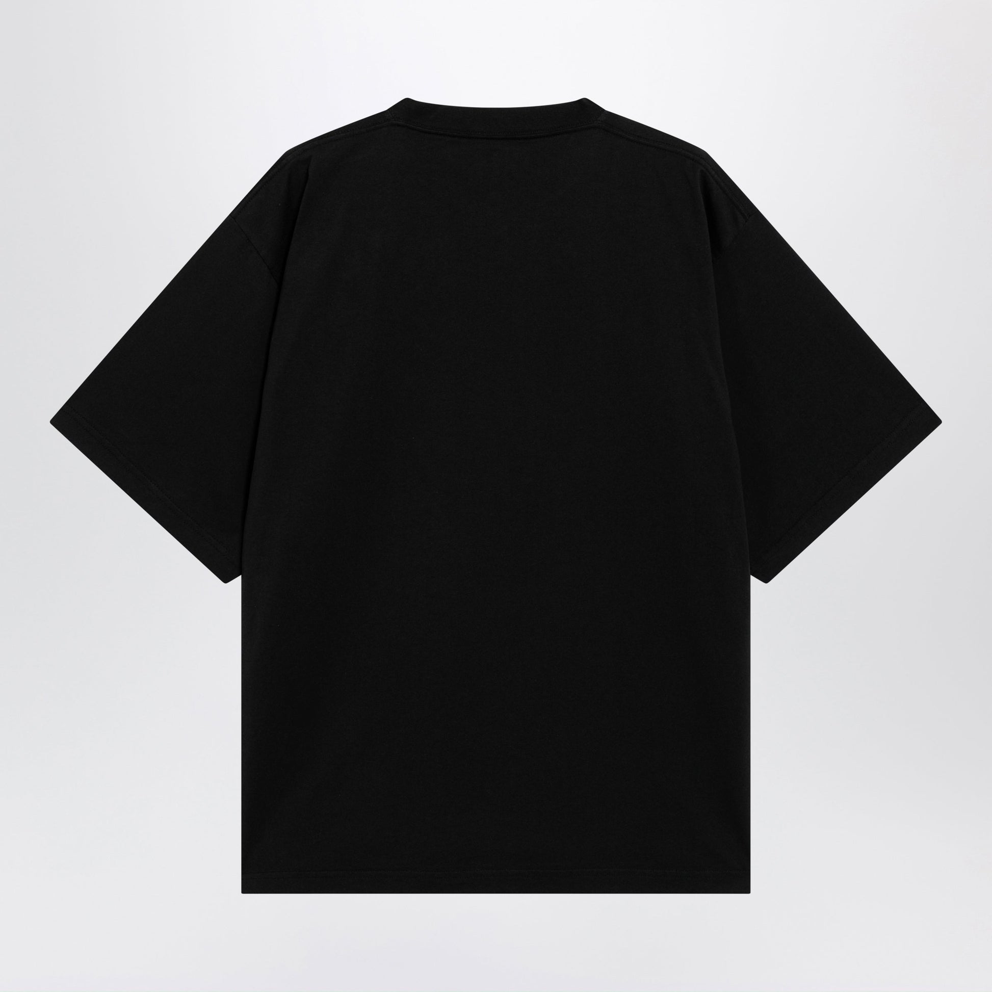 Balenciaga Women's The Door Oversize T-Shirt In Black Cotton Women BALENCIAGA