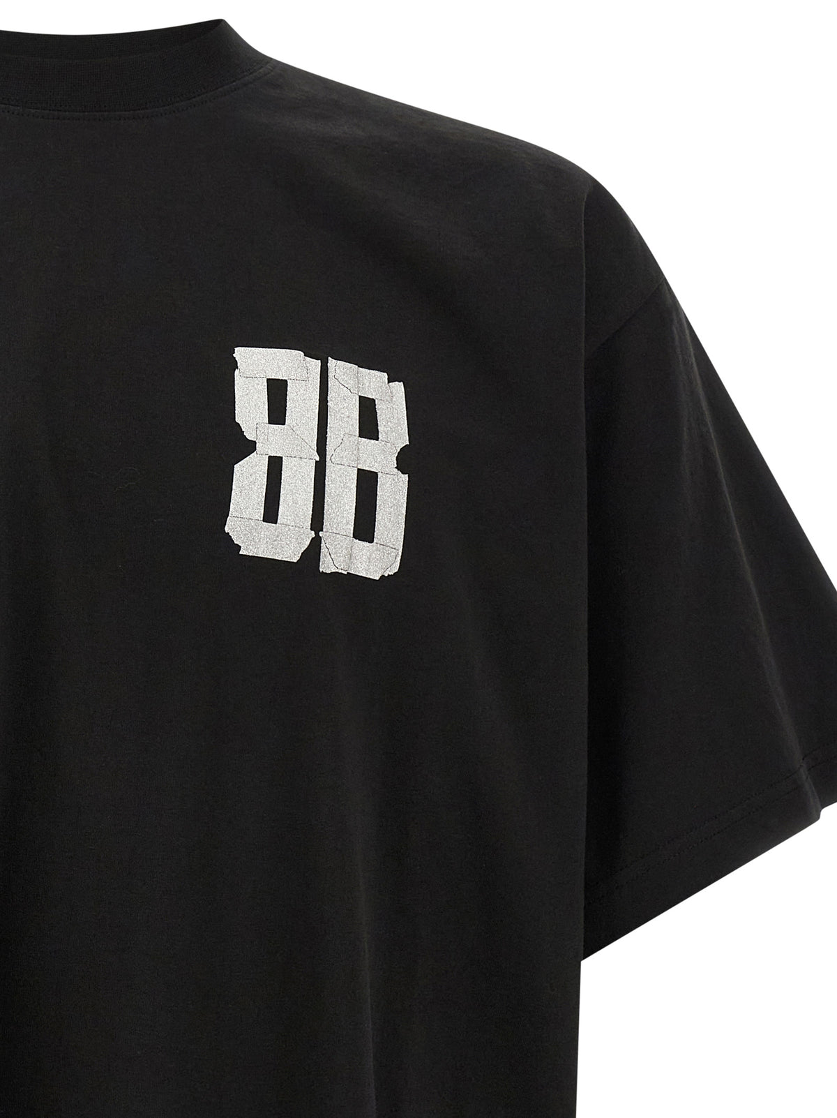 Balenciaga Women 'Glitter Tape Type' T-Shirt BALENCIAGA