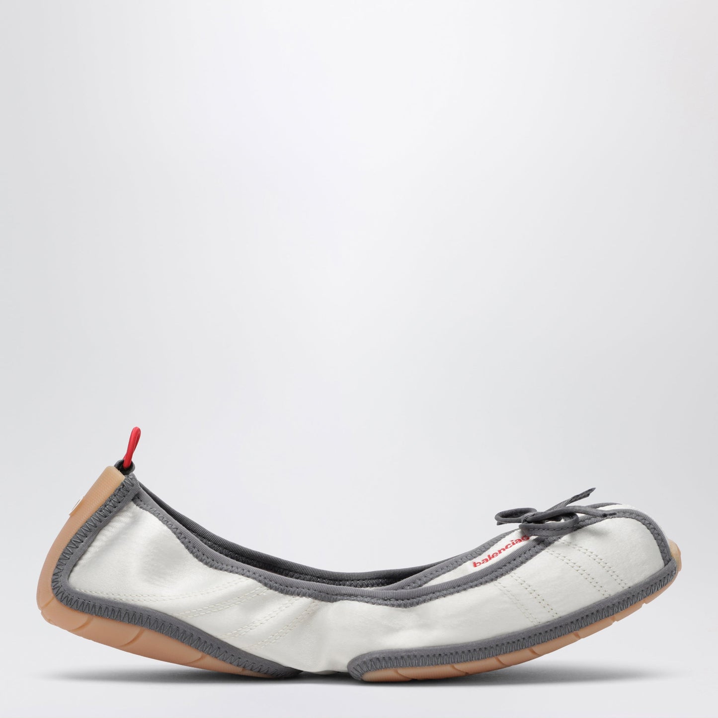 Balenciaga Ivory/Grey Ballet Sneakers In Technical Fabric Women BALENCIAGA