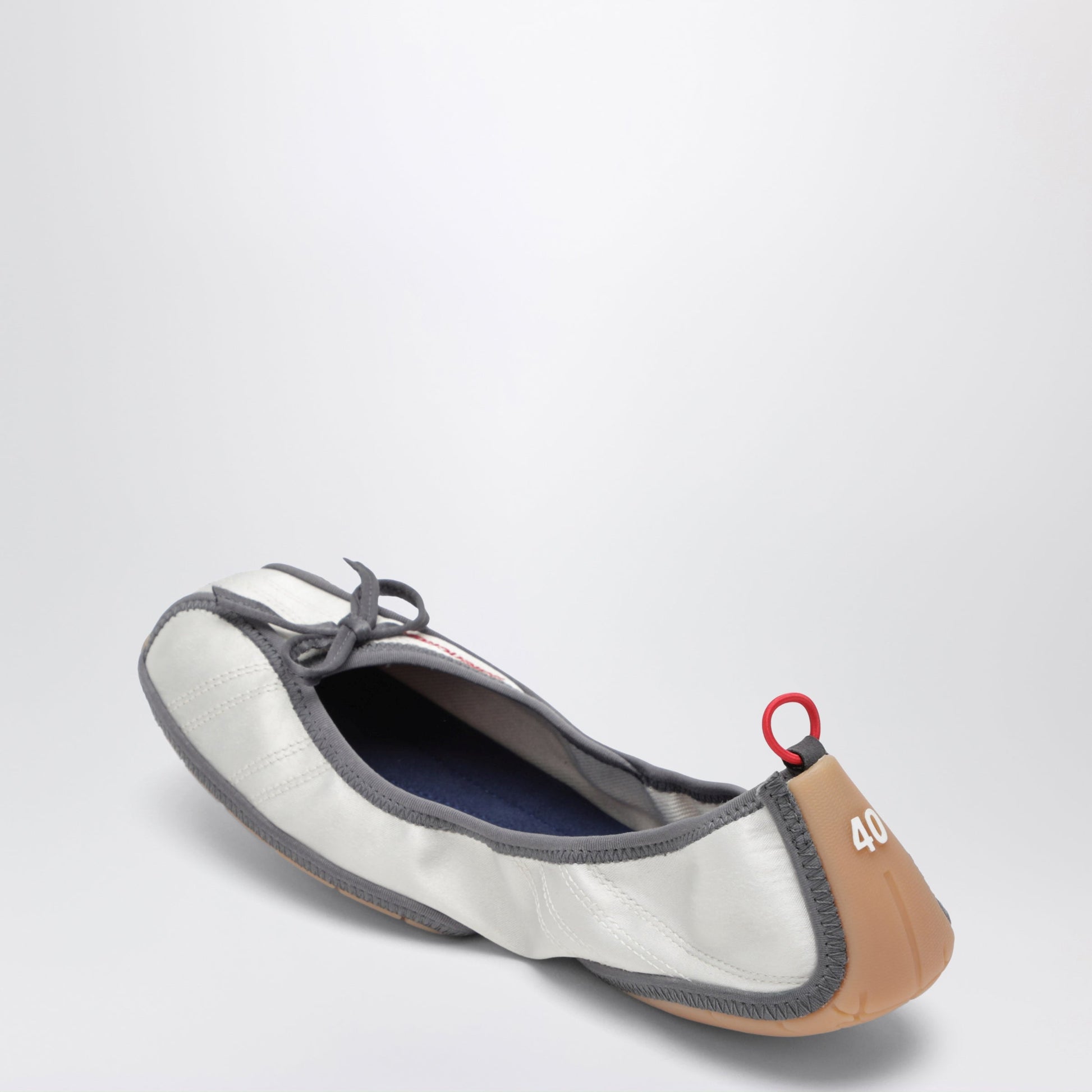 Balenciaga Ivory/Grey Ballet Sneakers In Technical Fabric Women BALENCIAGA