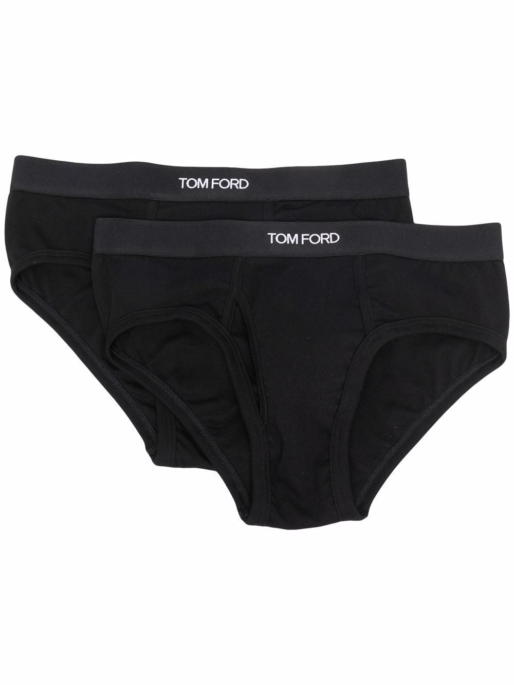 Tom Ford Men Set Of 2 Logo-Waistband Cotton Briefs TOM FORD