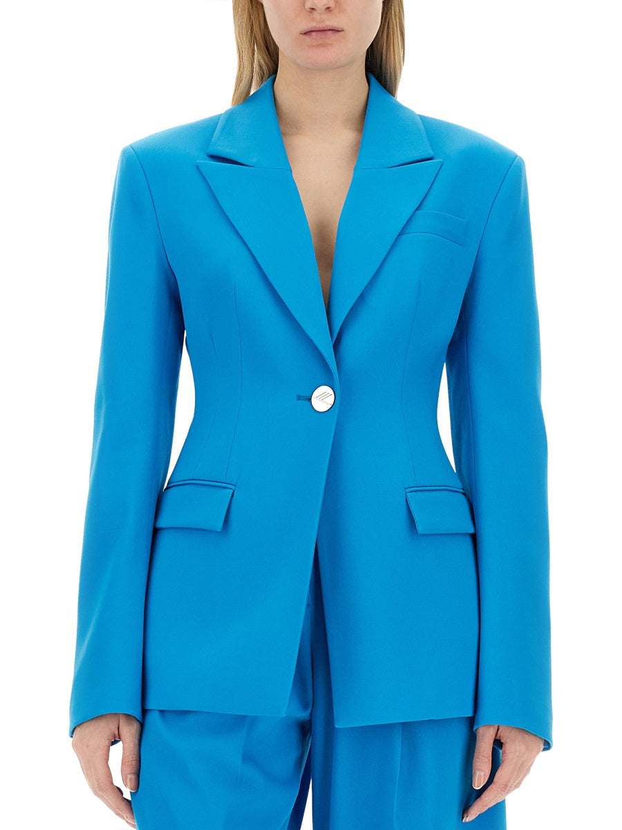 The Attico Women Blazer Blue THE ATTICO