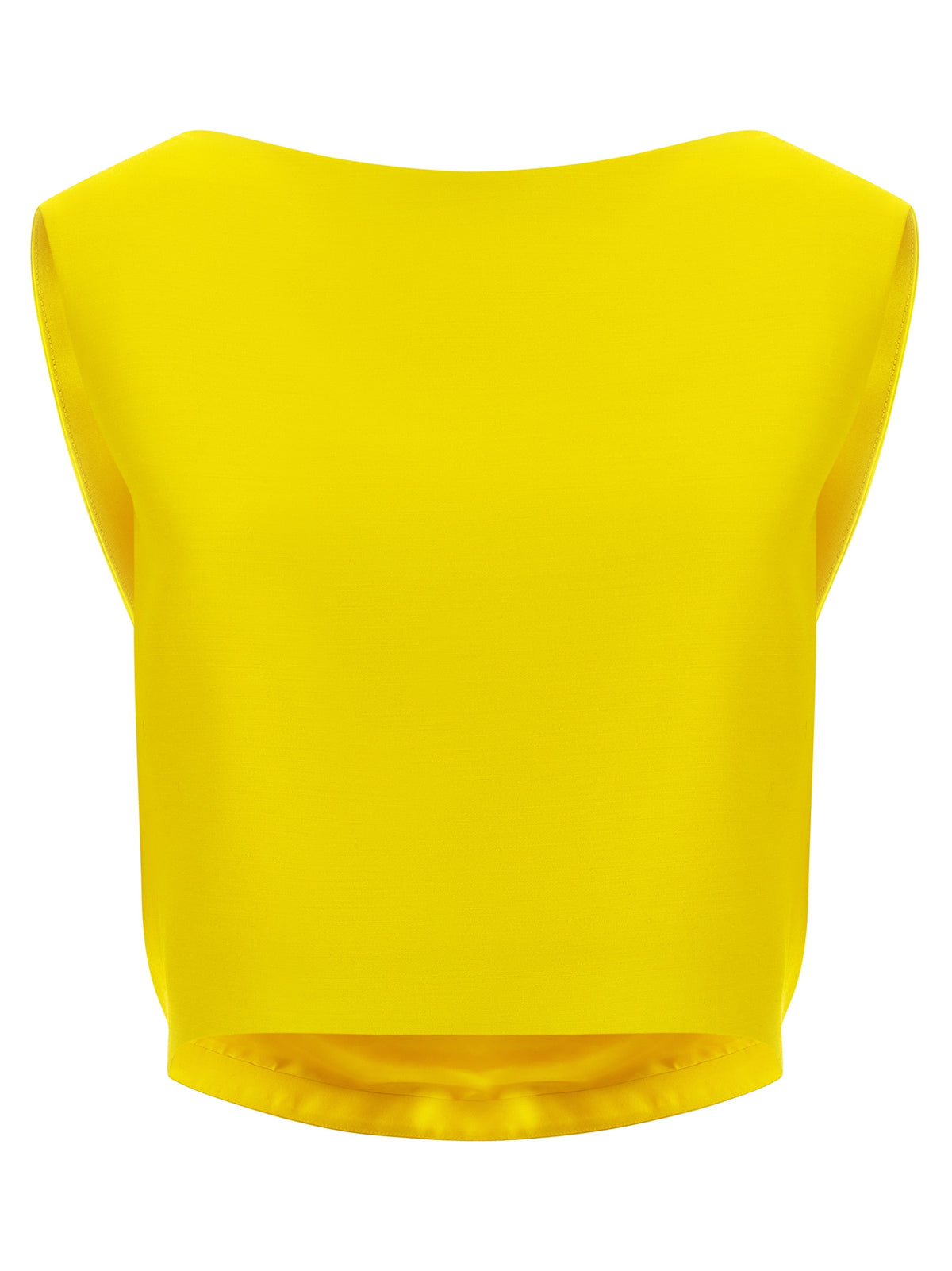 Balenciaga Women Draped Crop Top BALENCIAGA