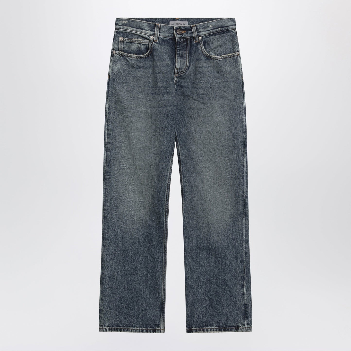 Balenciaga Vintage Blue Jeans With Worn Effect Women BALENCIAGA