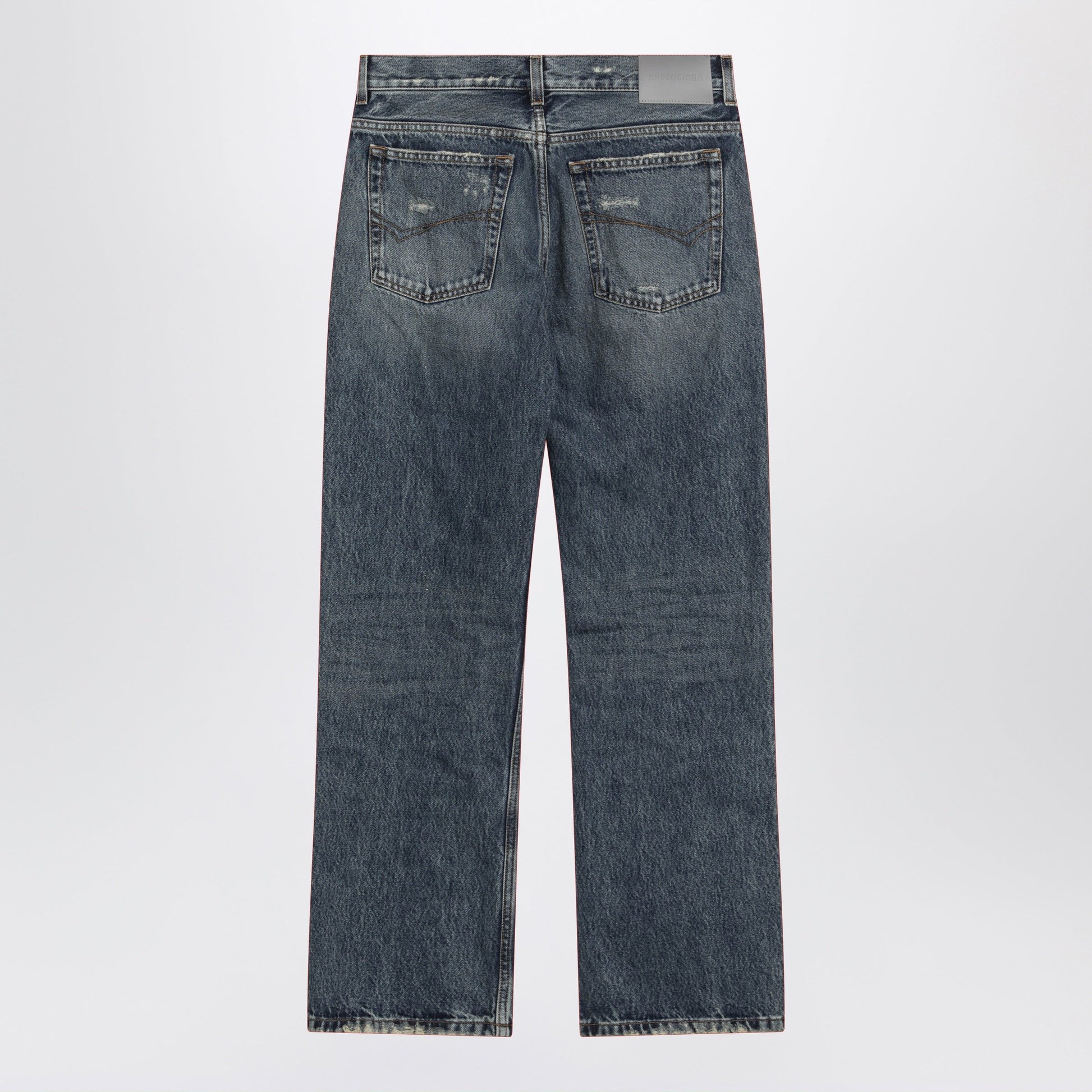Balenciaga Vintage Blue Jeans With Worn Effect Women BALENCIAGA