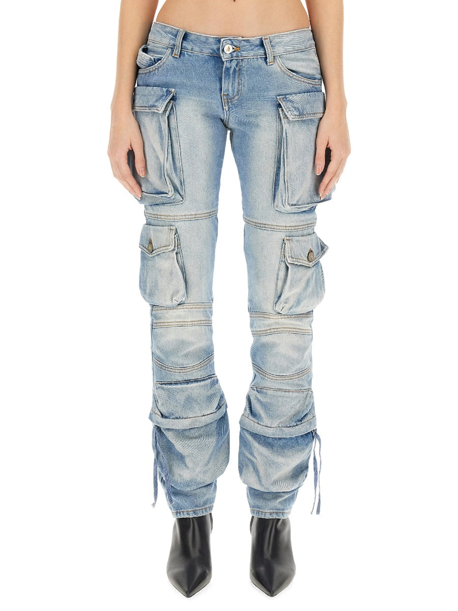 The Attico Women Cargo Jeans THE ATTICO