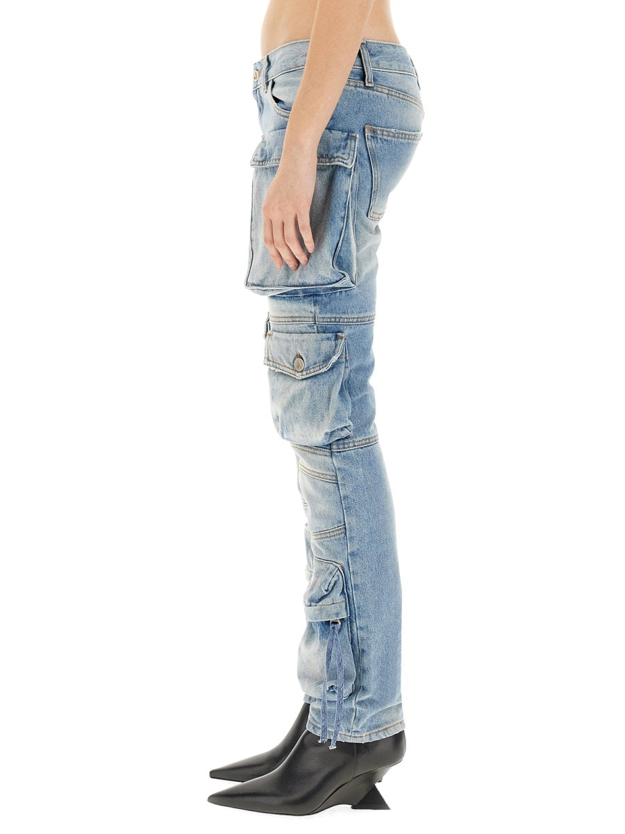 The Attico Women Cargo Jeans THE ATTICO