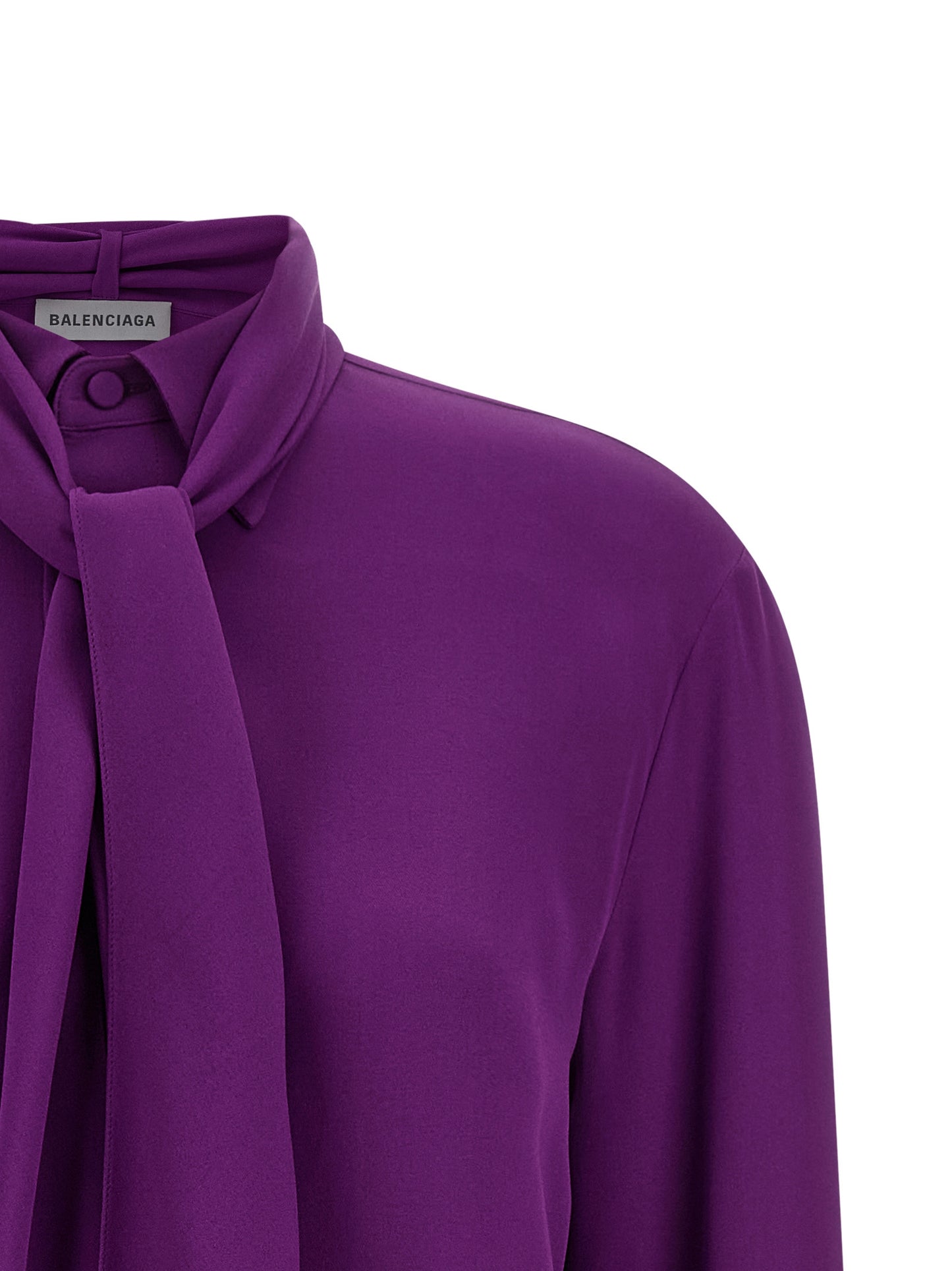 Balenciaga Women Shirt With Scarf BALENCIAGA
