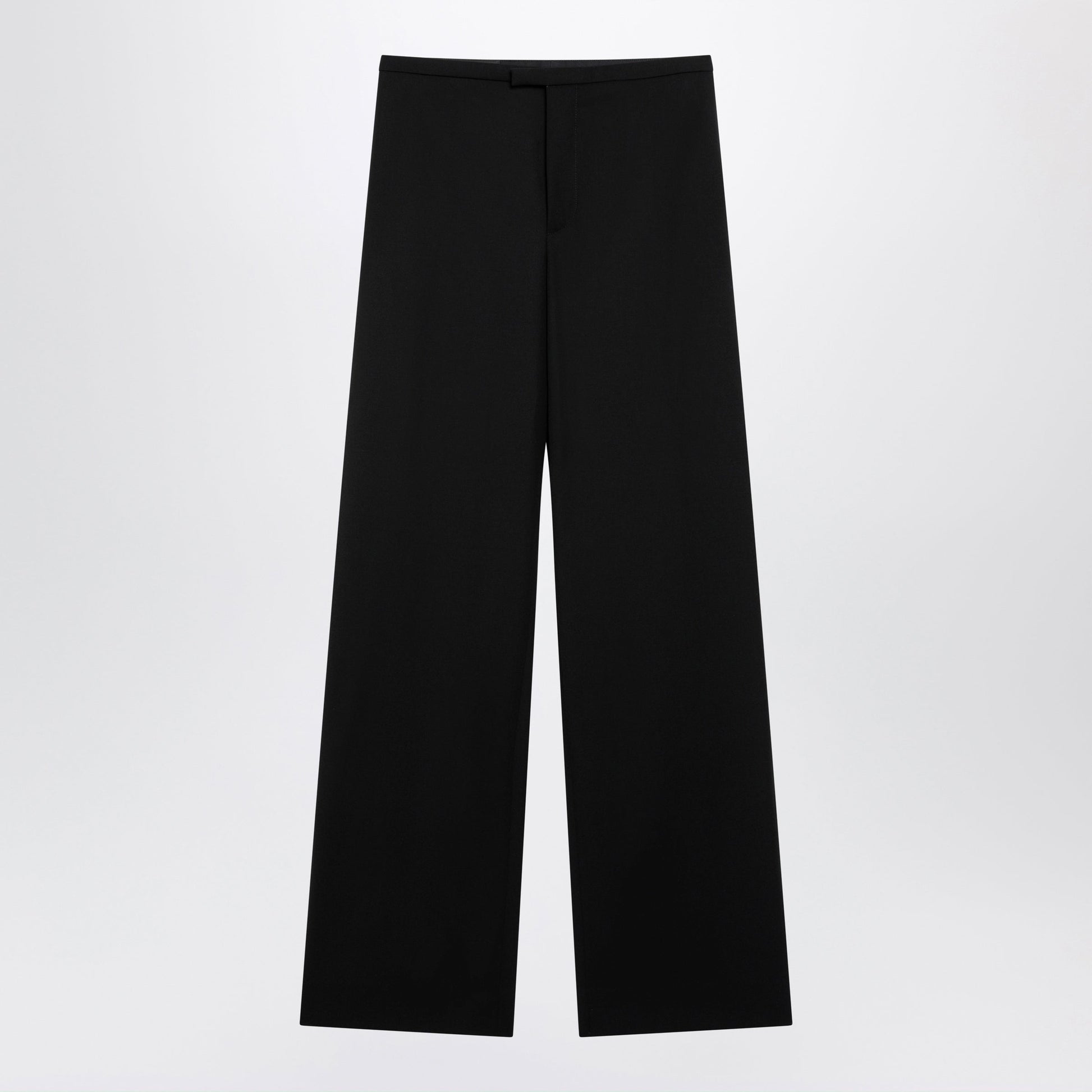 Gucci Oversized Lightweight Wool Trousers In Black Women GUCCI