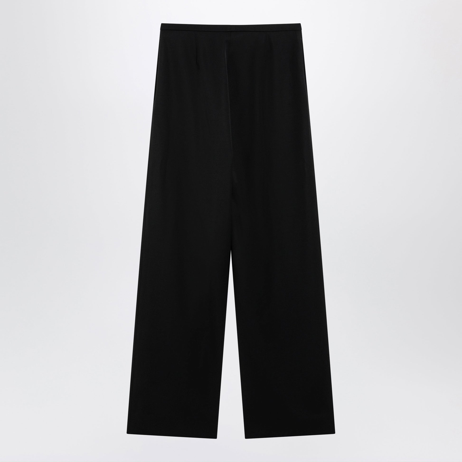 Gucci Oversized Lightweight Wool Trousers In Black Women GUCCI