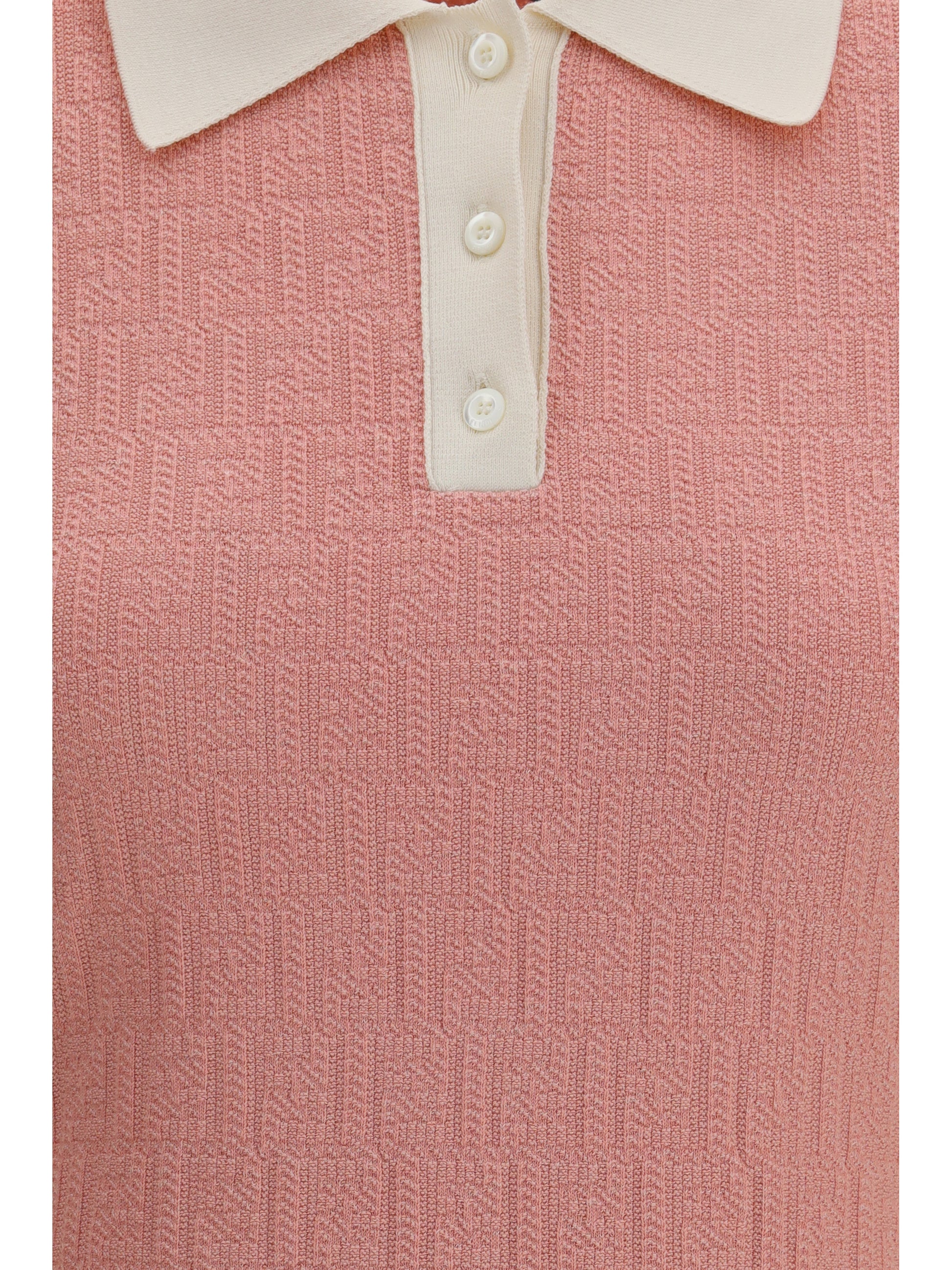 Fendi Women Short Fitted Cotton And Silk Ff Dress FENDI