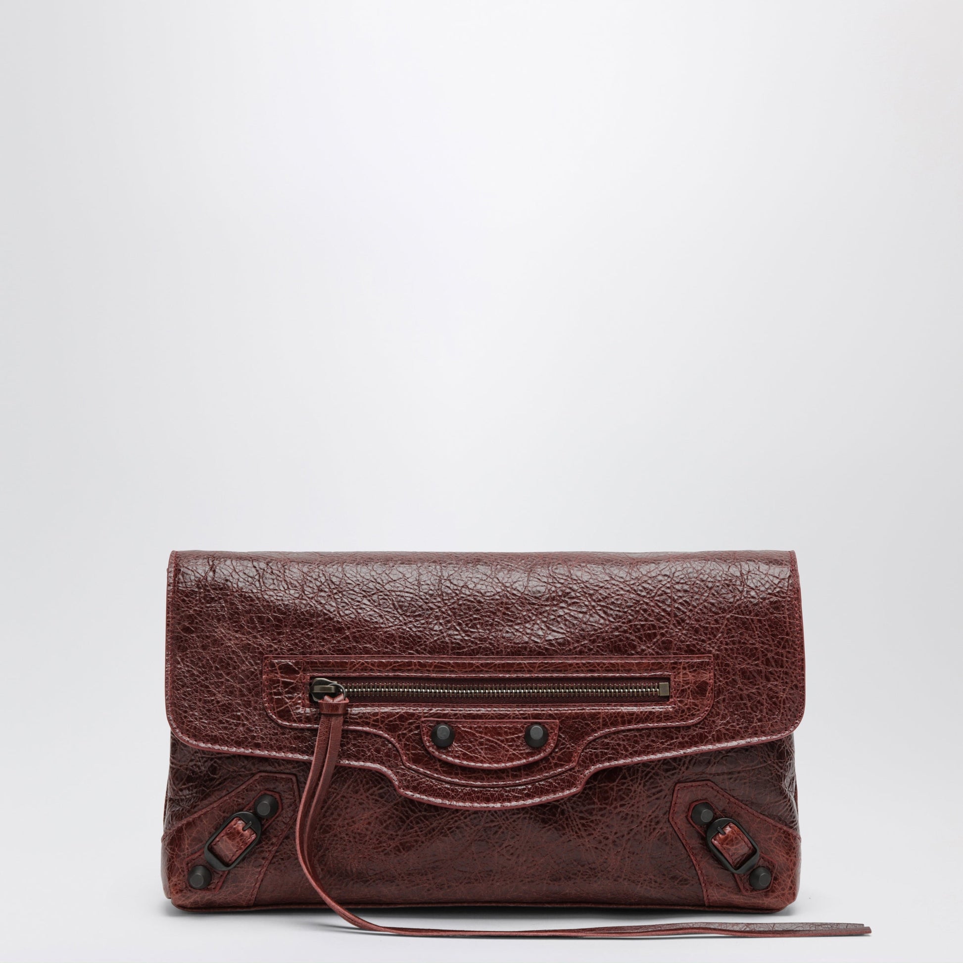 Balenciaga Le City Pouch In Merlot Leather Women BALENCIAGA