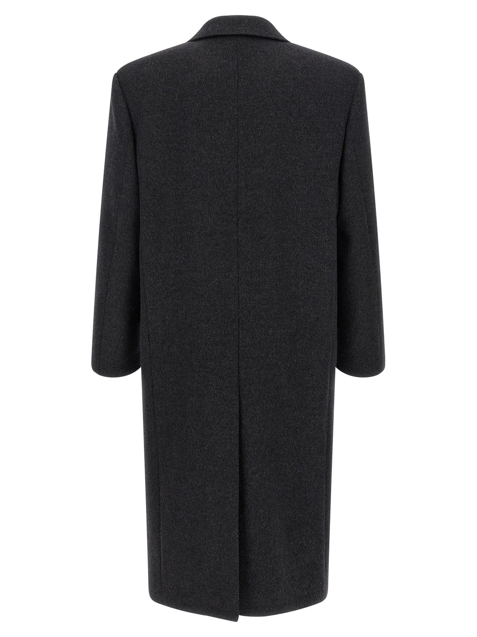 Saint Laurent Men Double-Face Combed Wool Coat SAINT LAURENT