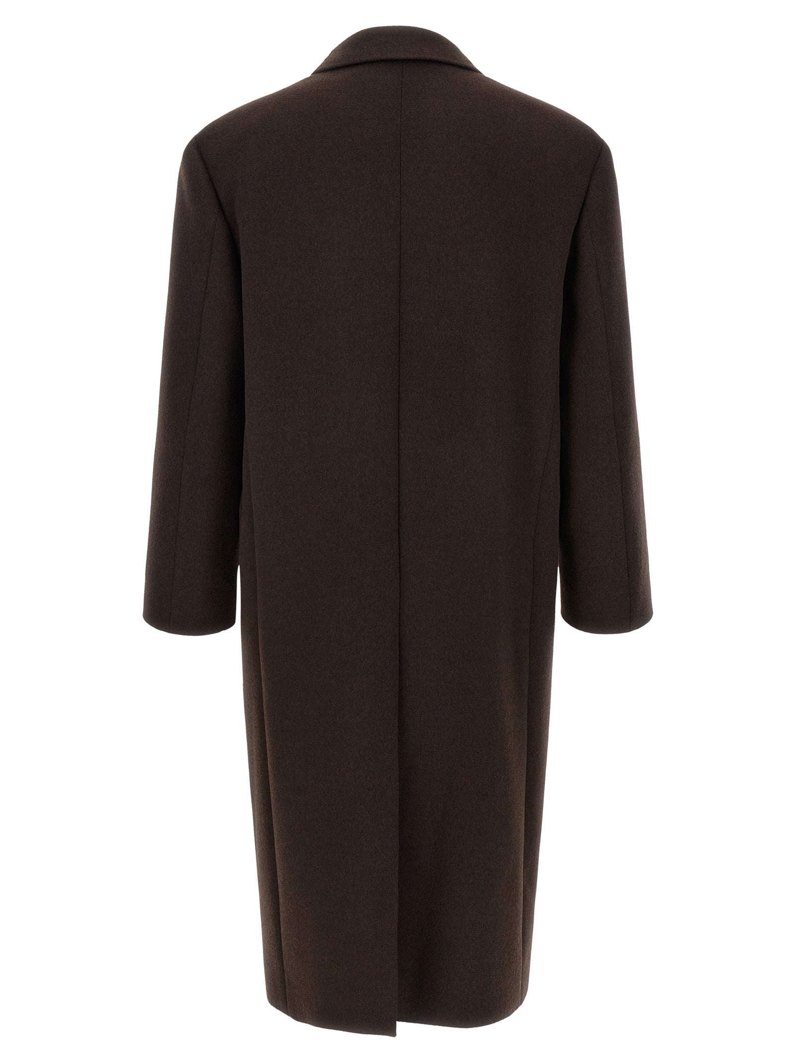 Saint Laurent Men Double-Face Combed Wool Coat SAINT LAURENT