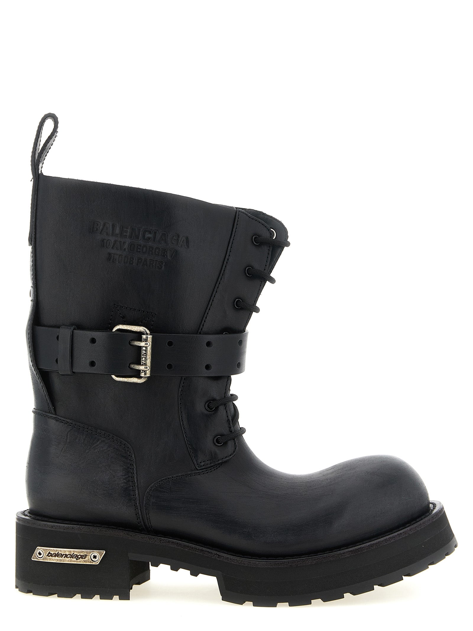 Balenciaga Men Venom Lace-Up Boots BALENCIAGA